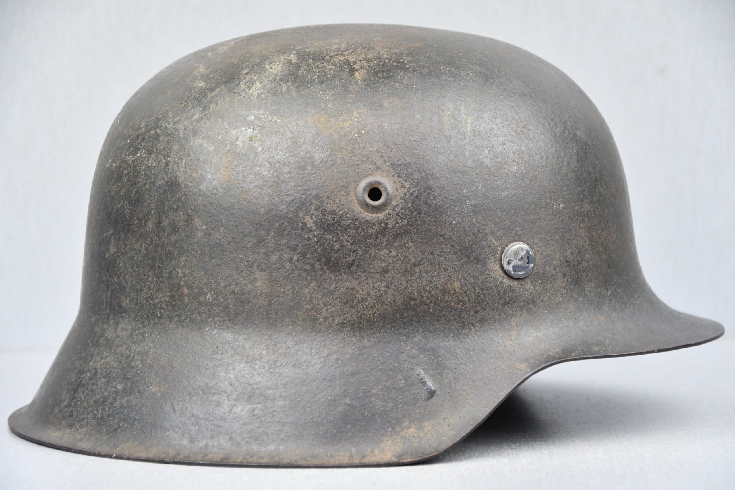 M42 Luftwaffe single decal steel helmet ET64 — image 4