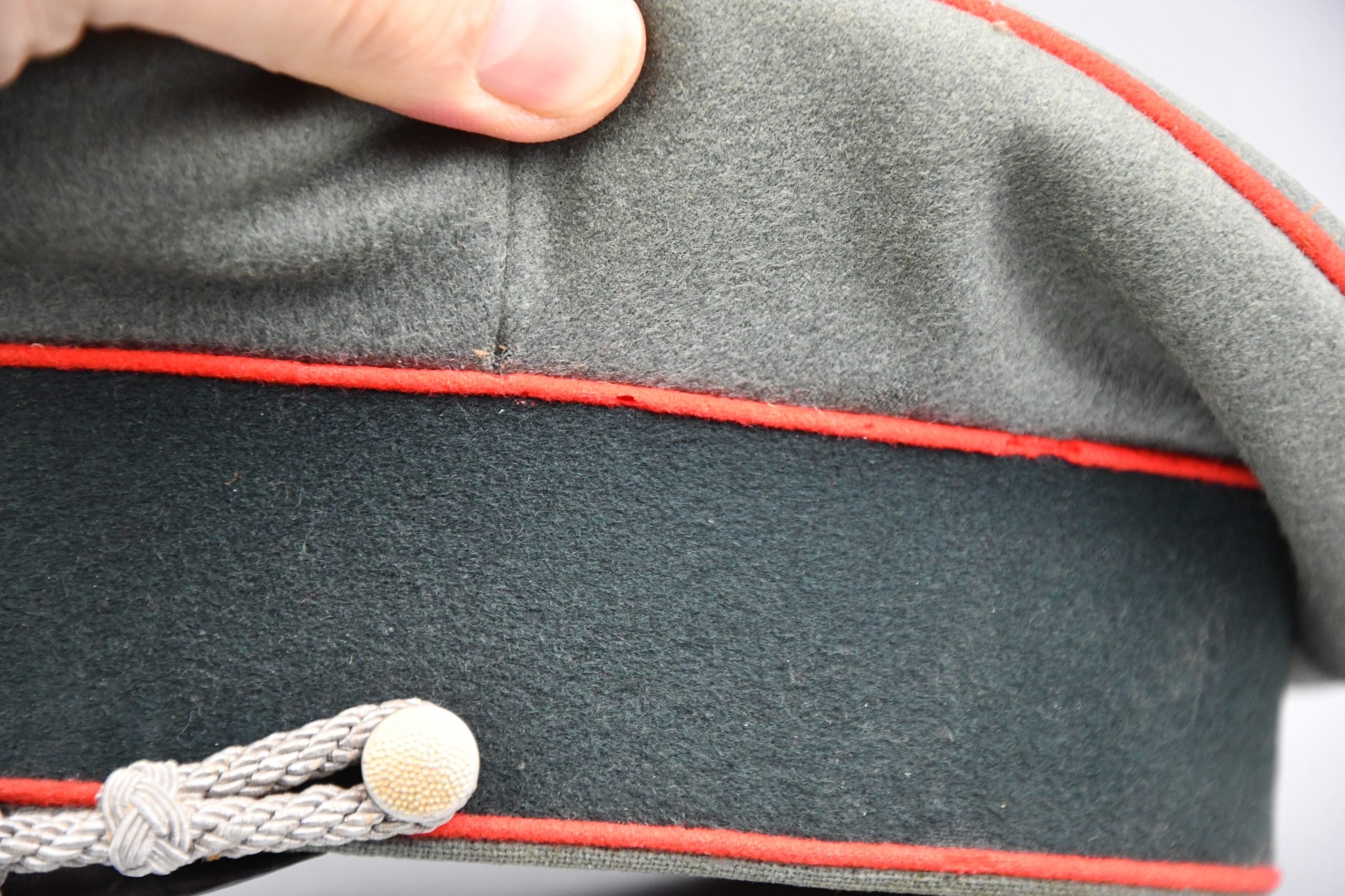 Army (Heer) artillery officer visor cap 'Schirmmütze' by Erel — image 10