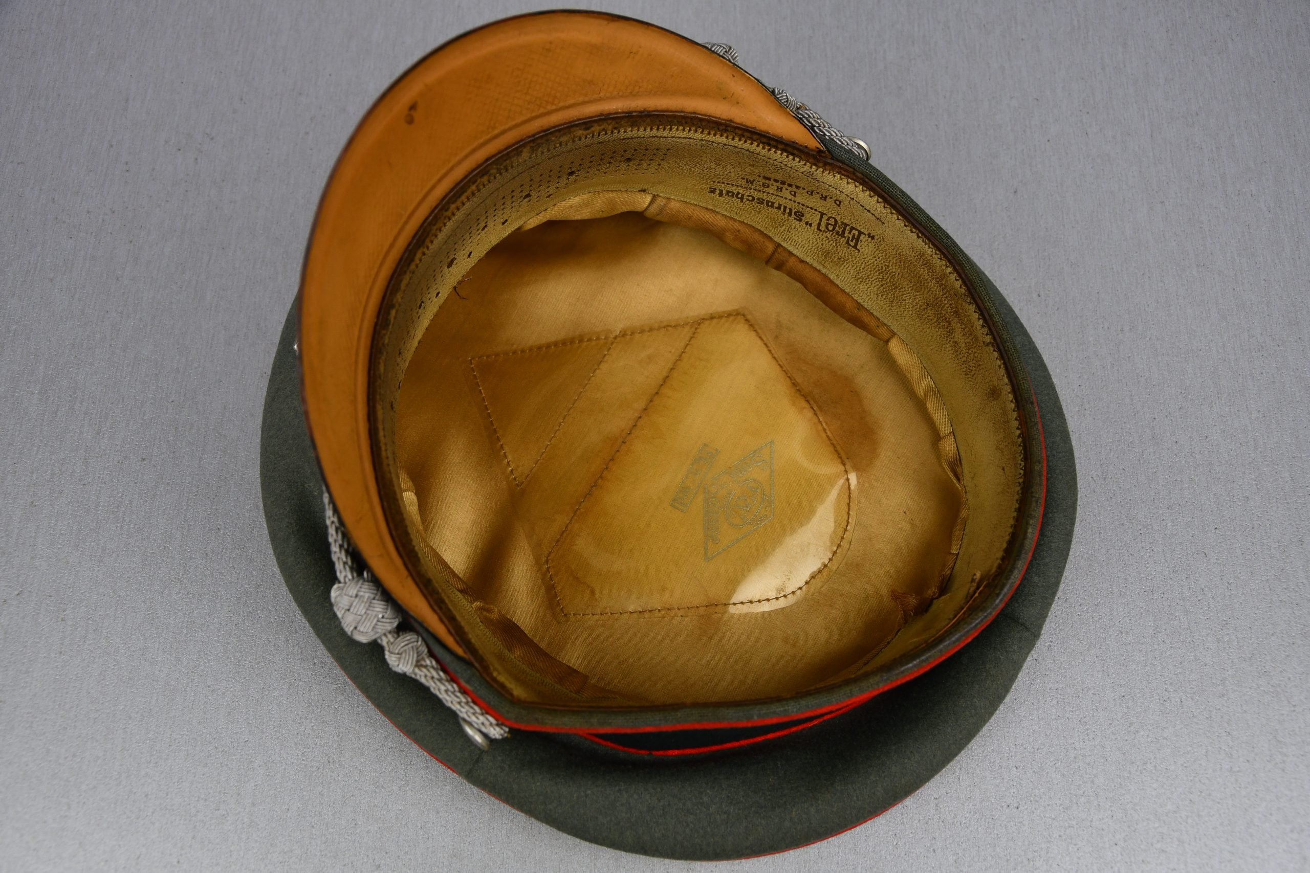 Army (Heer) artillery officer visor cap 'Schirmmütze' by Erel — image 12