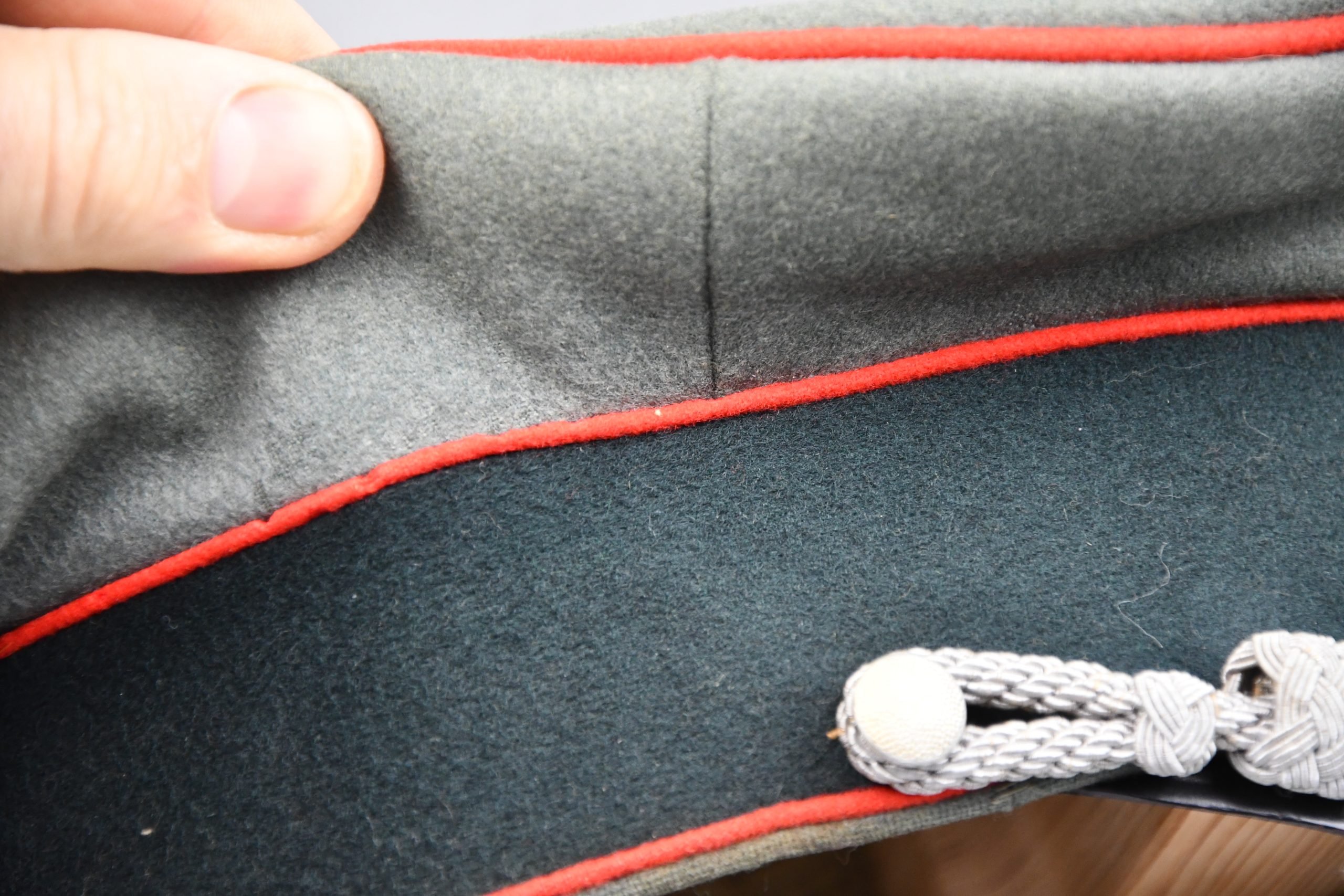 Army (Heer) artillery officer visor cap 'Schirmmütze' by Erel — image 7