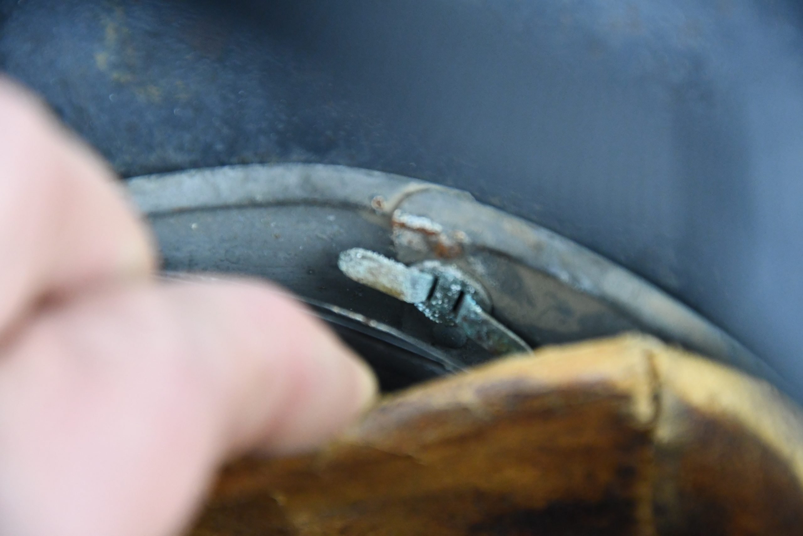 M42 Luftwaffe single decal camouflage steel helmet ckl66 — image 14