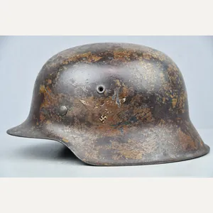 M42 Luftwaffe single decal camouflage steel helmet ckl66