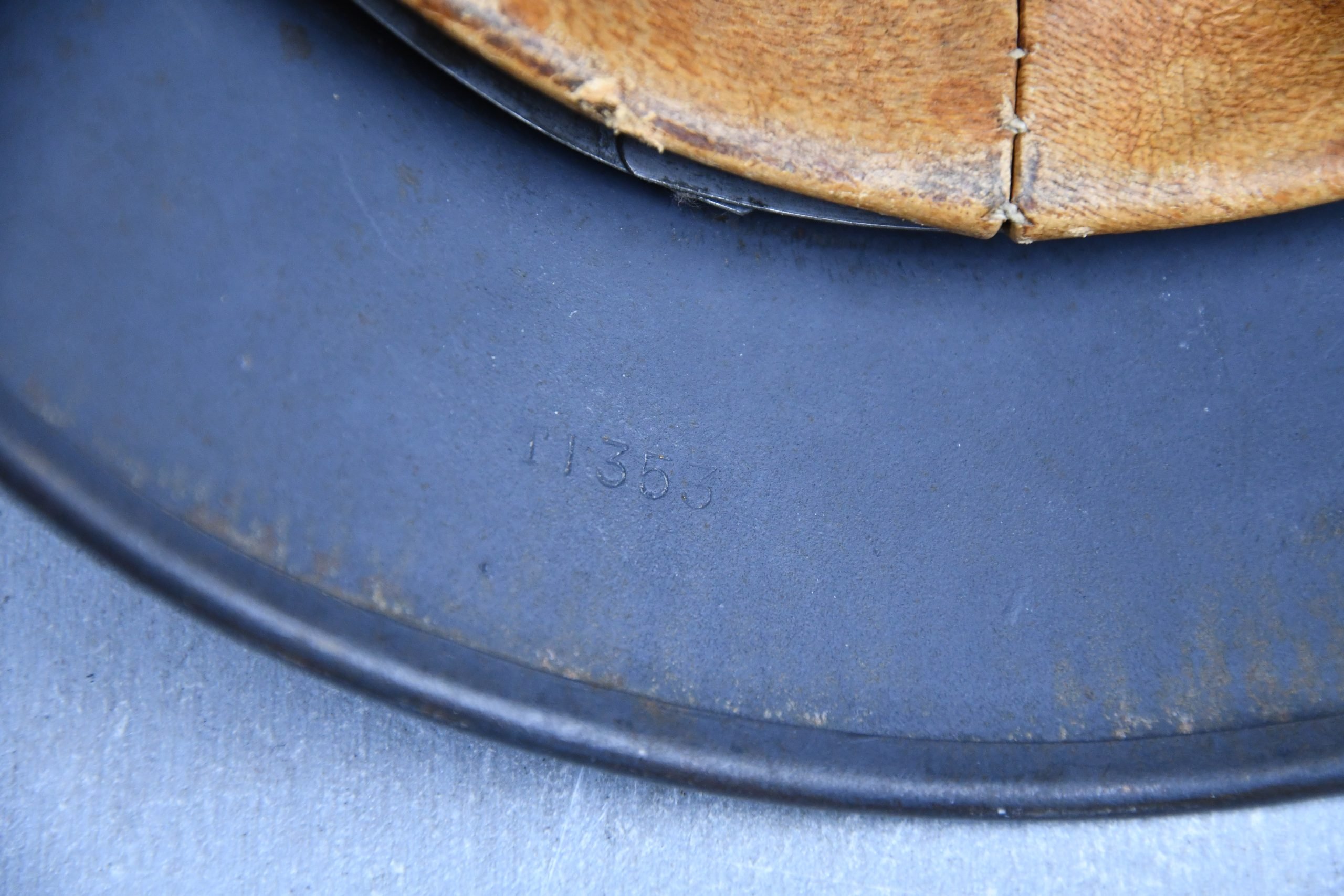 MINT M40 Luftwaffe single decal steel helmet Q66 — image 14