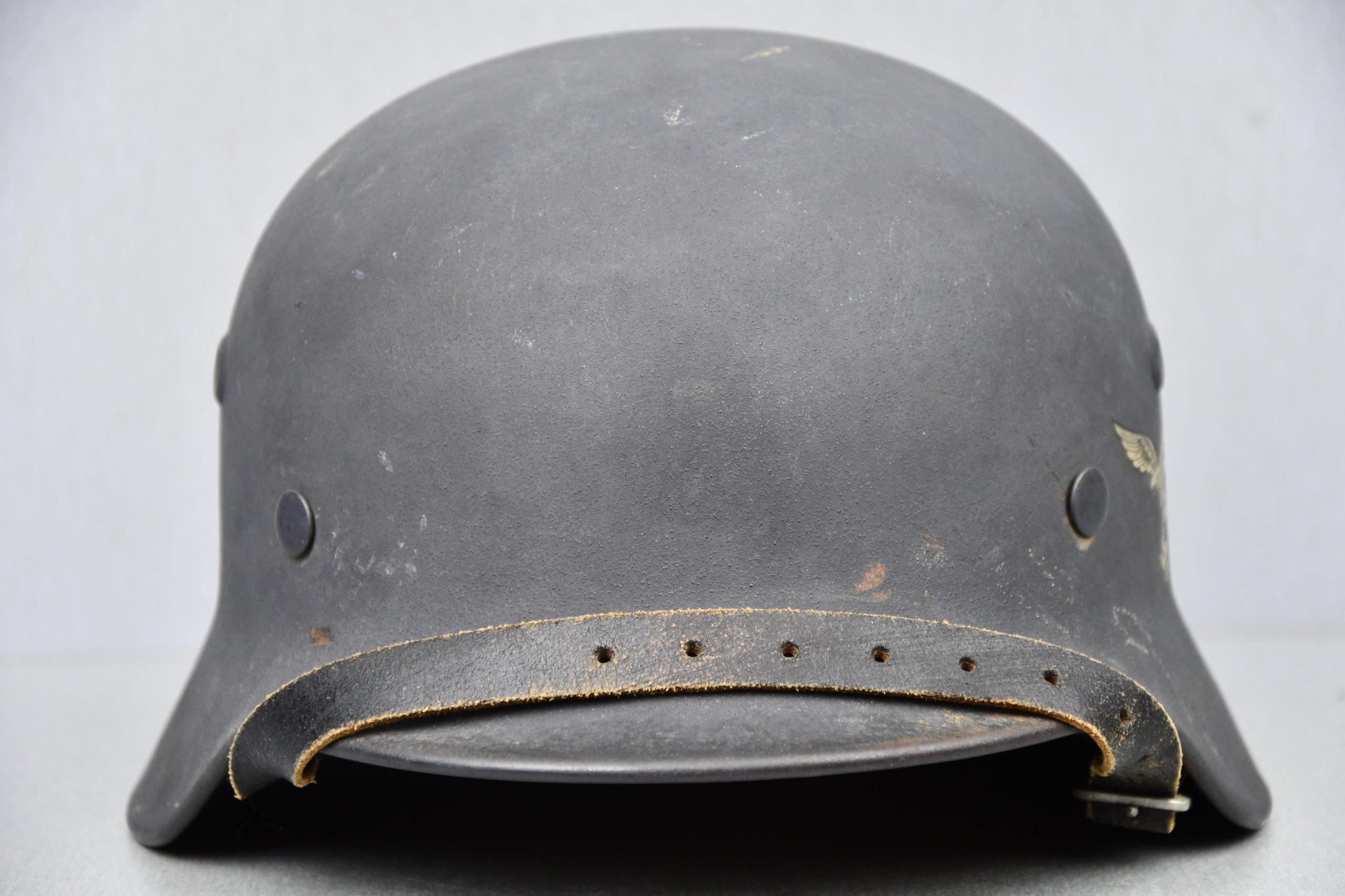 MINT M40 Luftwaffe single decal steel helmet Q66 — image 3