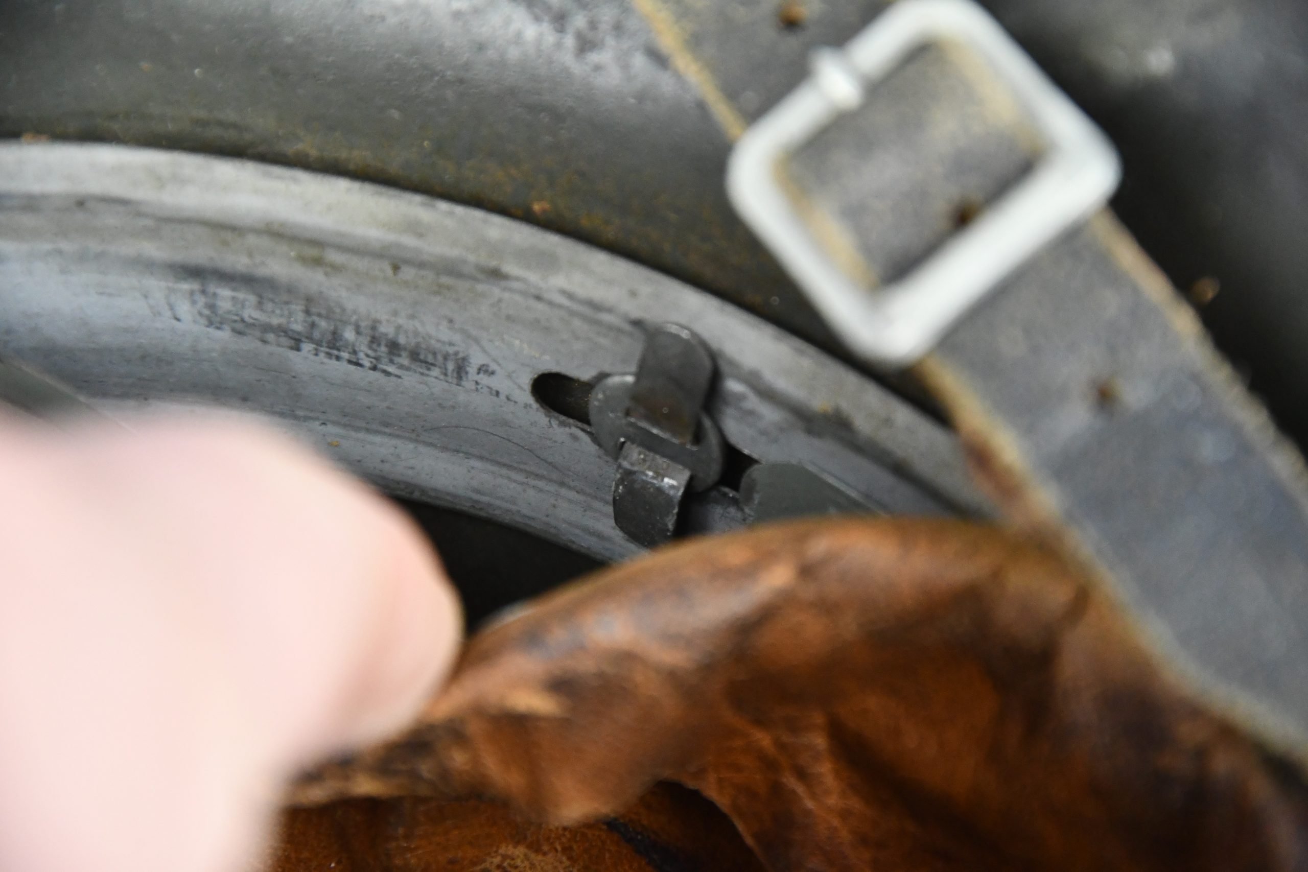 M42 army (Heer) single decal steel helmet hkp66 — image 14