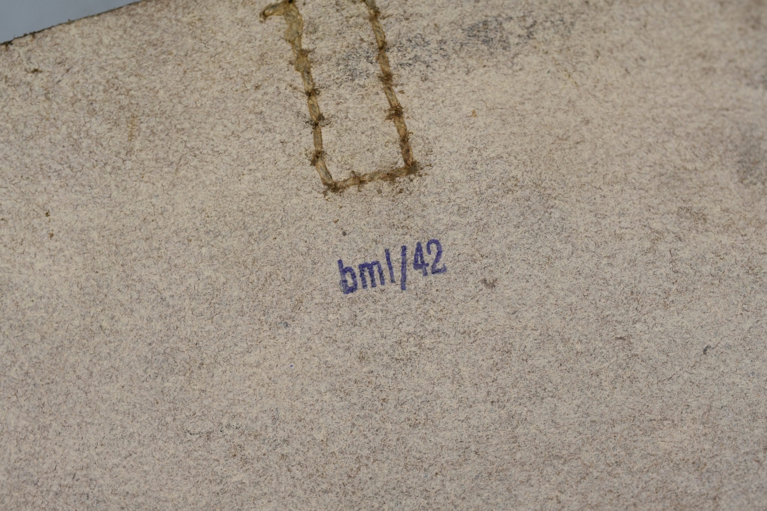 MINT Wehrmacht black leather map case by bml 1942 — image 4