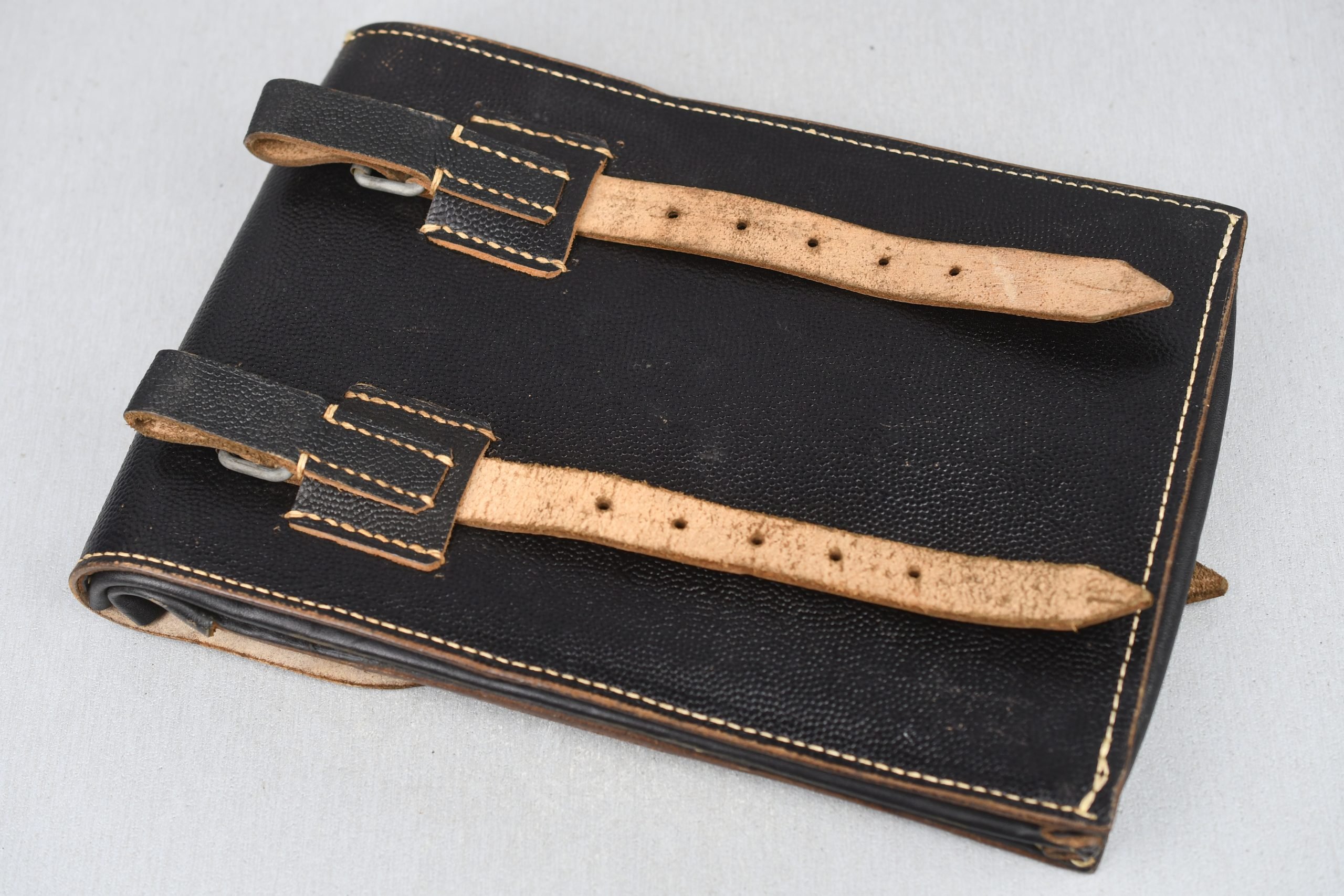 MINT Wehrmacht black leather map case by bml 1942 — image 5