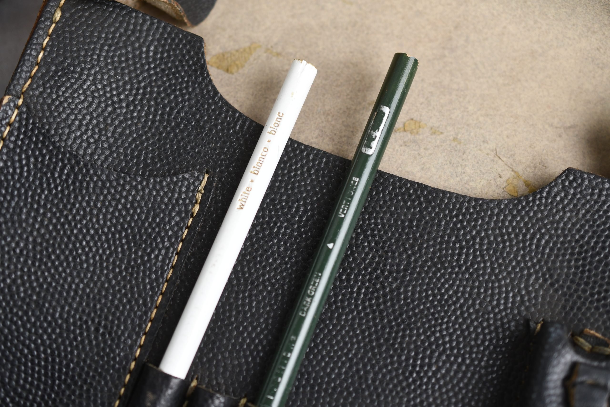 MINT Wehrmacht black leather map case by bml 1942 — image 7