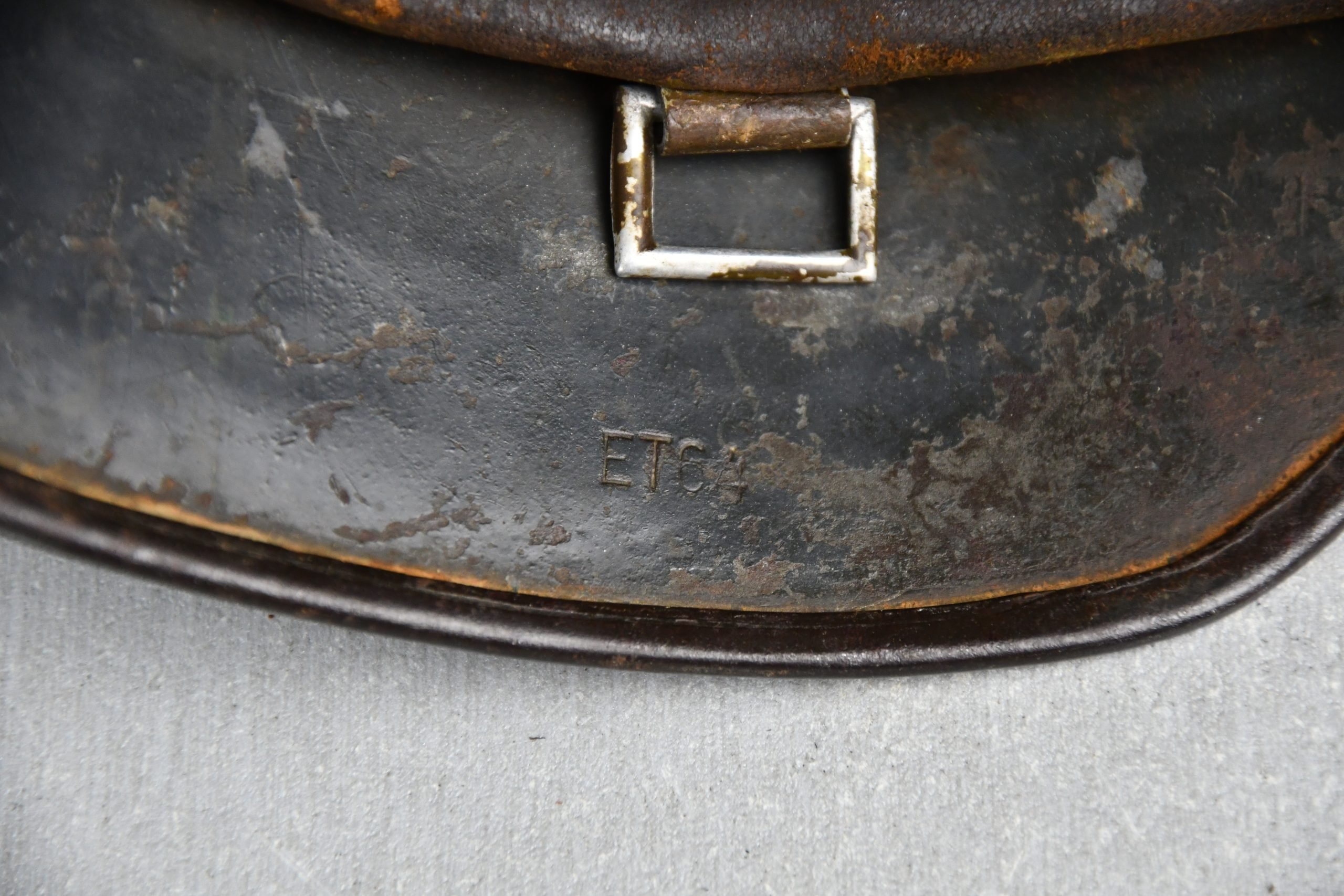 M35 Luftwaffe two tone camouflage helmet ET64 — image 12