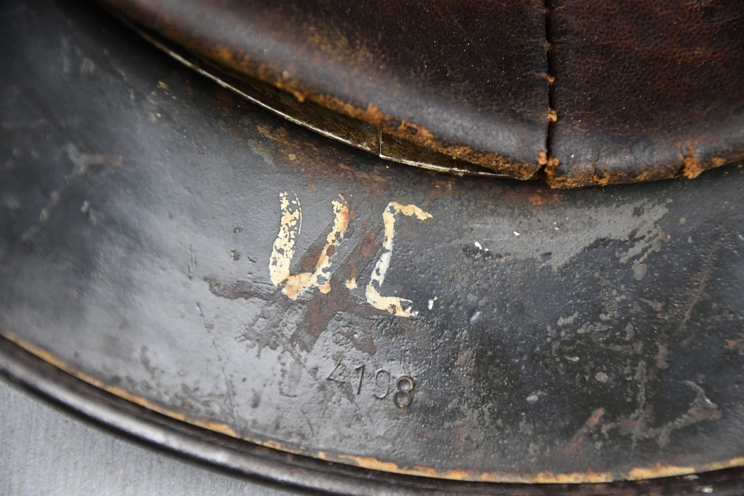 M35 Luftwaffe two tone camouflage helmet ET64 — image 13