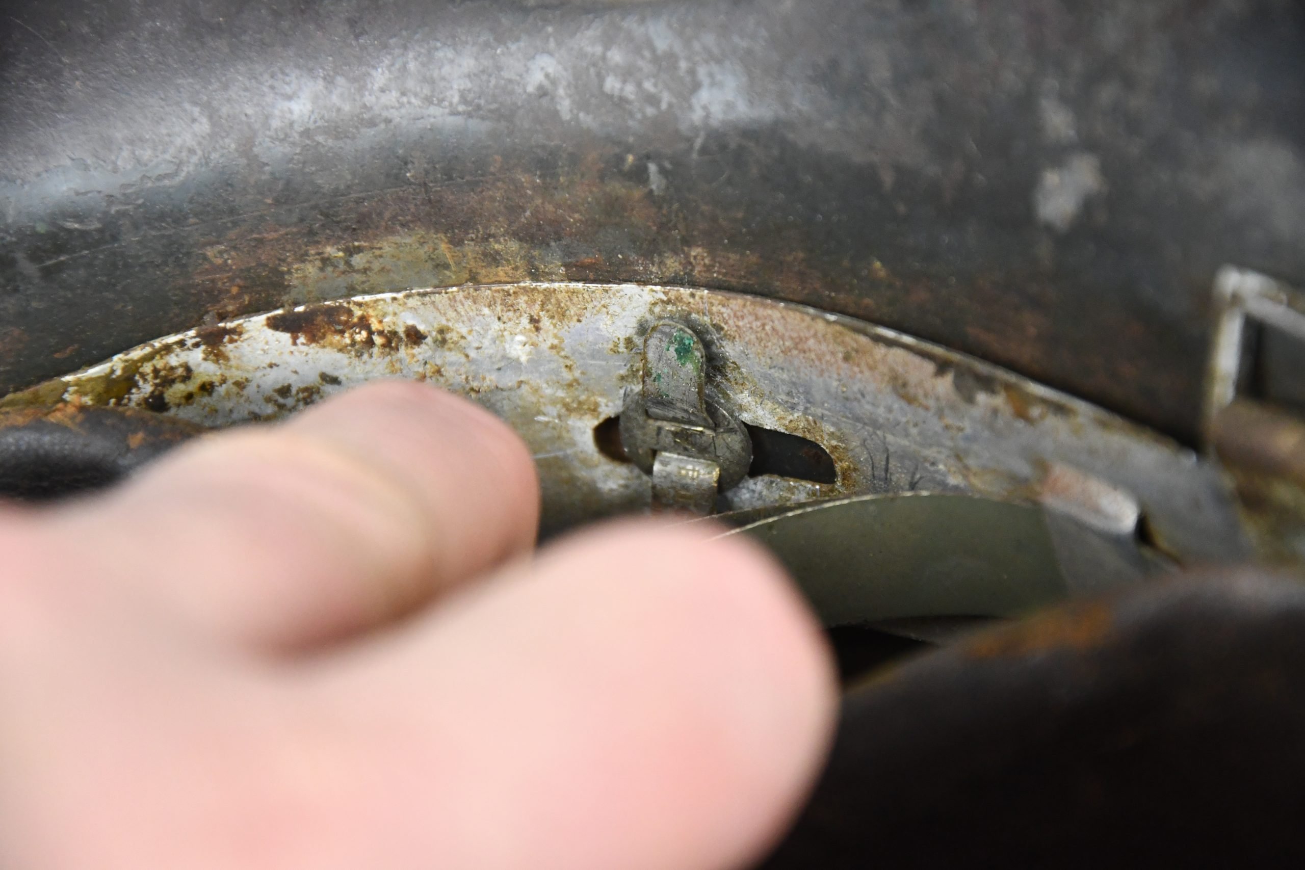M35 Luftwaffe two tone camouflage helmet ET64 — image 15