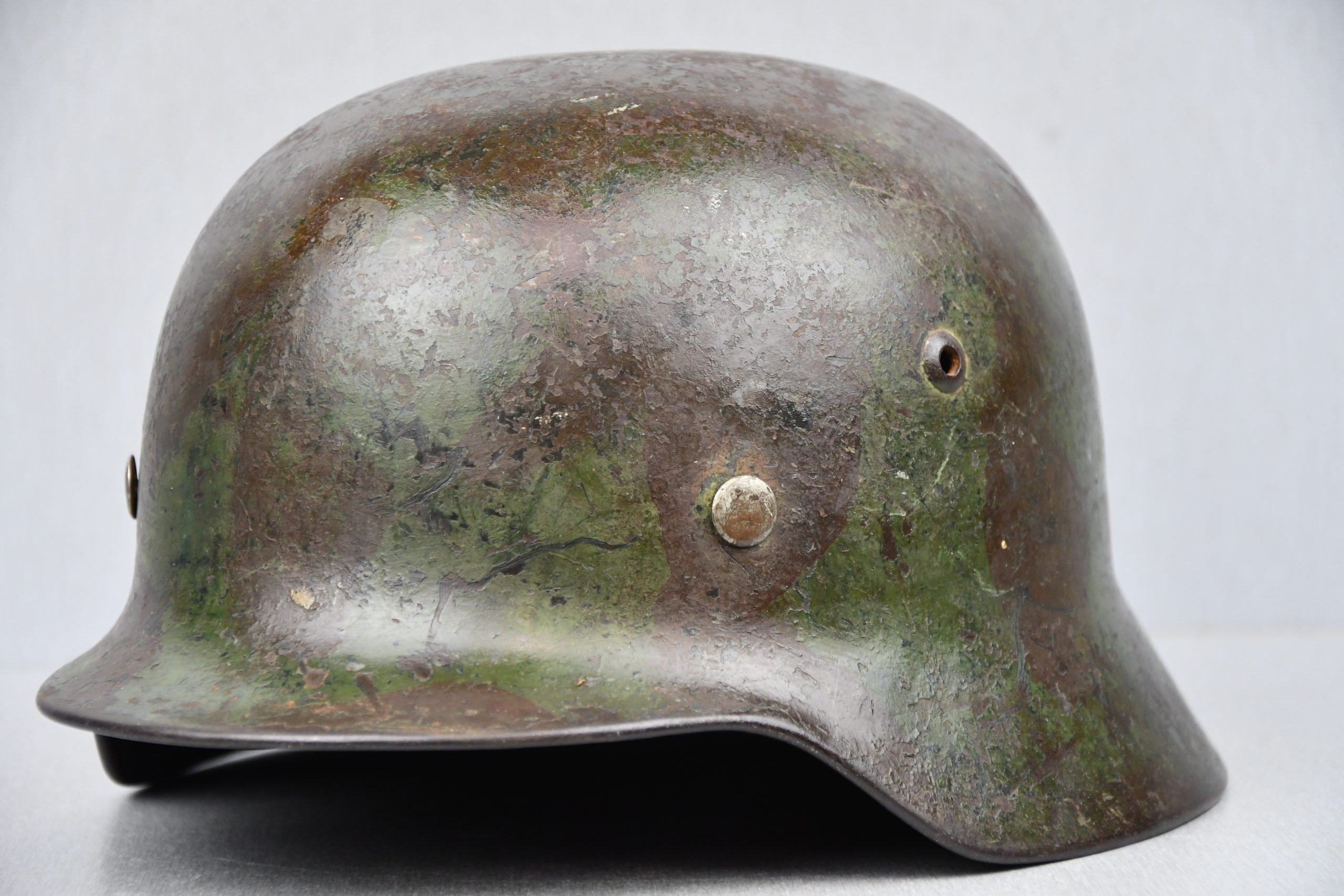 M35 Luftwaffe two tone camouflage helmet ET64 — image 2