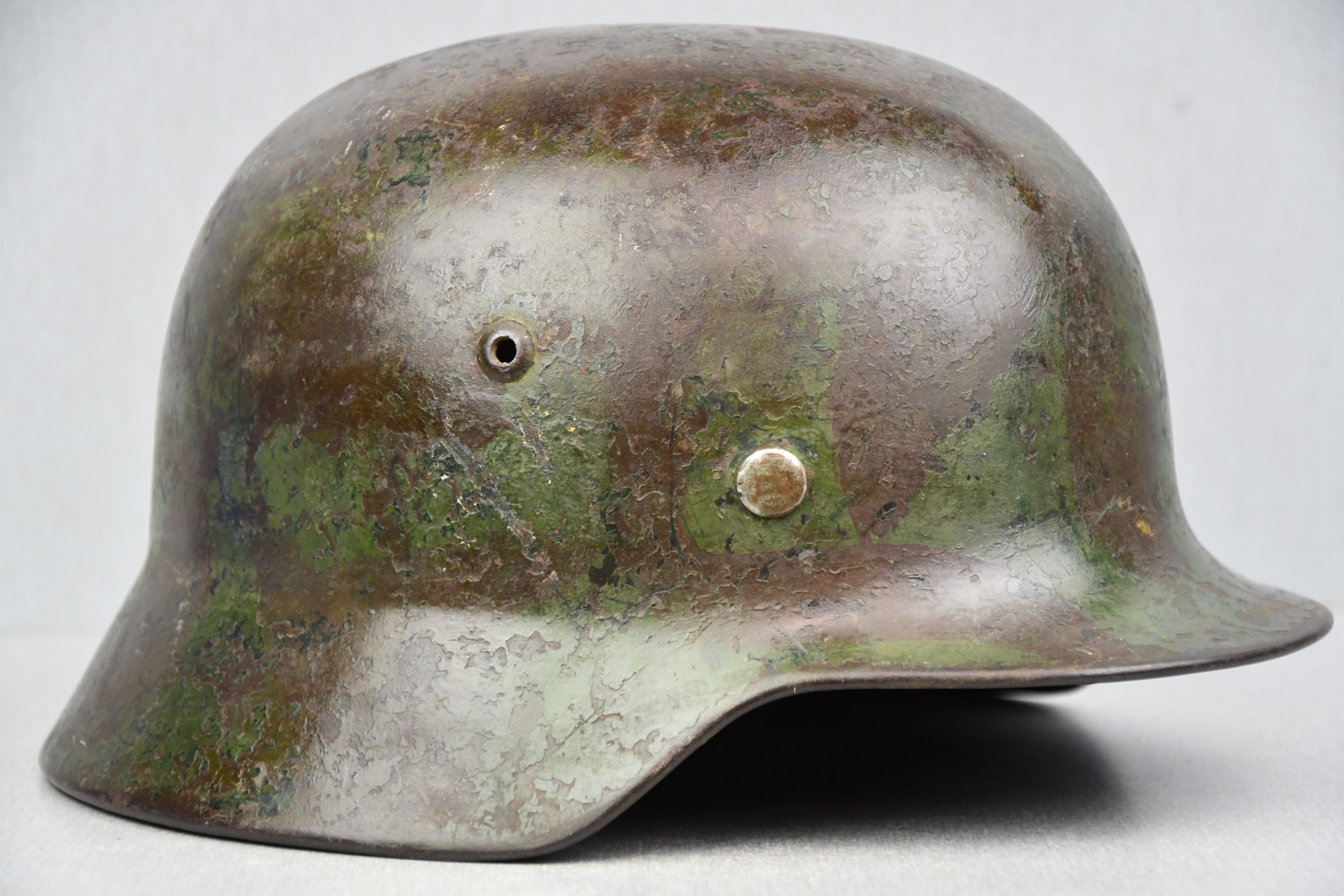M35 Luftwaffe two tone camouflage helmet ET64 — image 4