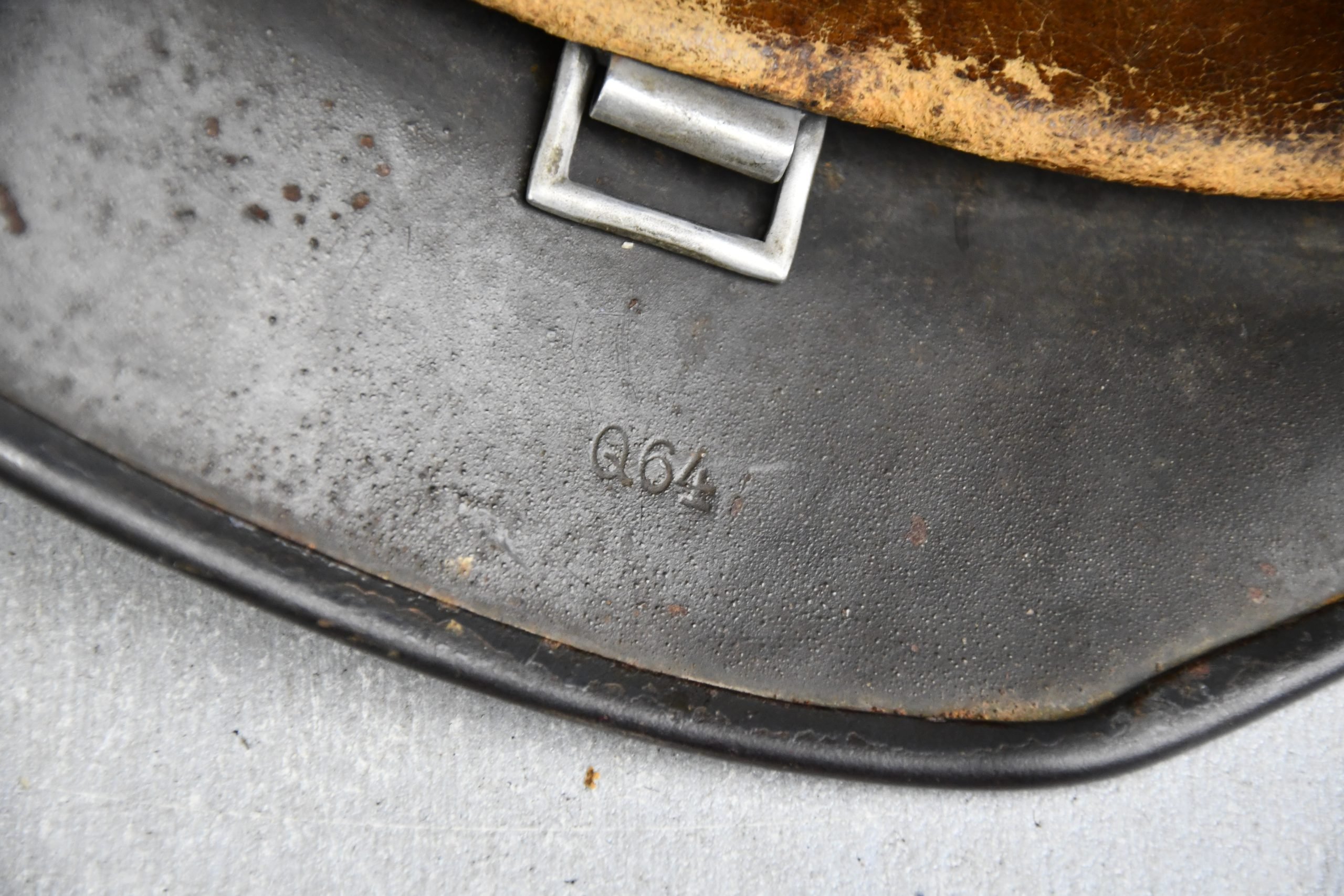 M35 Luftwaffe ex-double decal steel helmet Q64 1938 — image 10