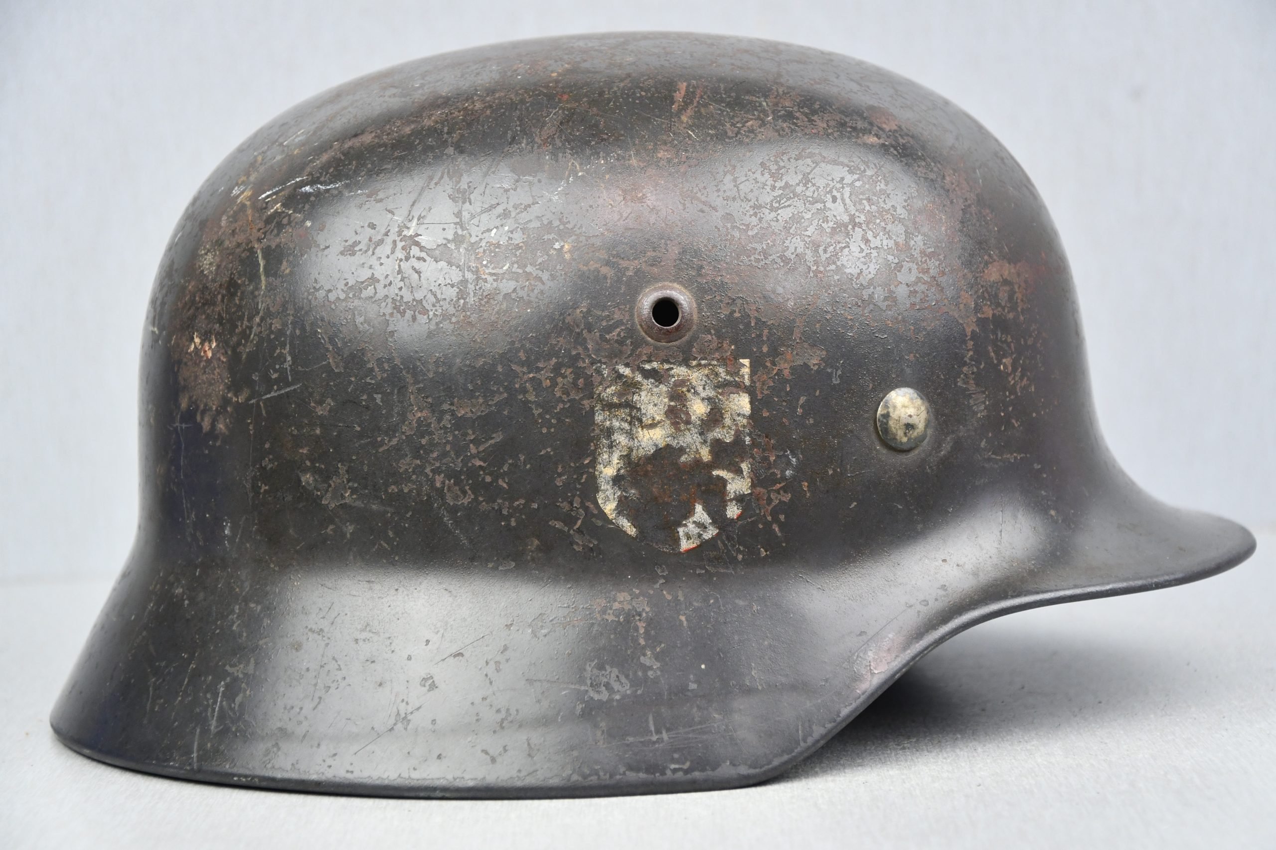 M35 Luftwaffe ex-double decal steel helmet Q64 1938 — image 4