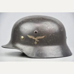 M35 Luftwaffe ex-double decal steel helmet Q64 1938