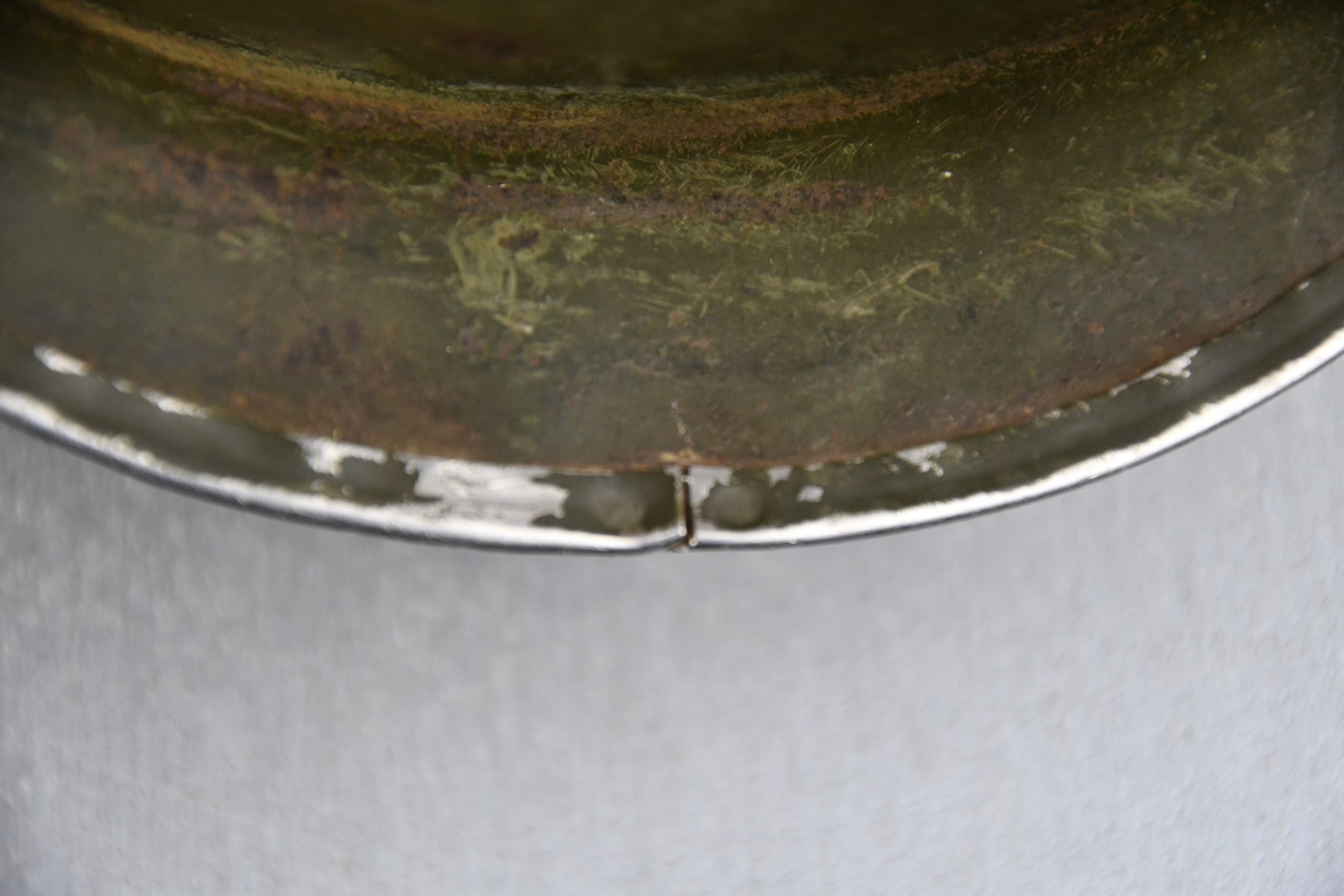 US WW2 M1 front seam fixed bale steel helmet with liner by Westinghouse — image 17