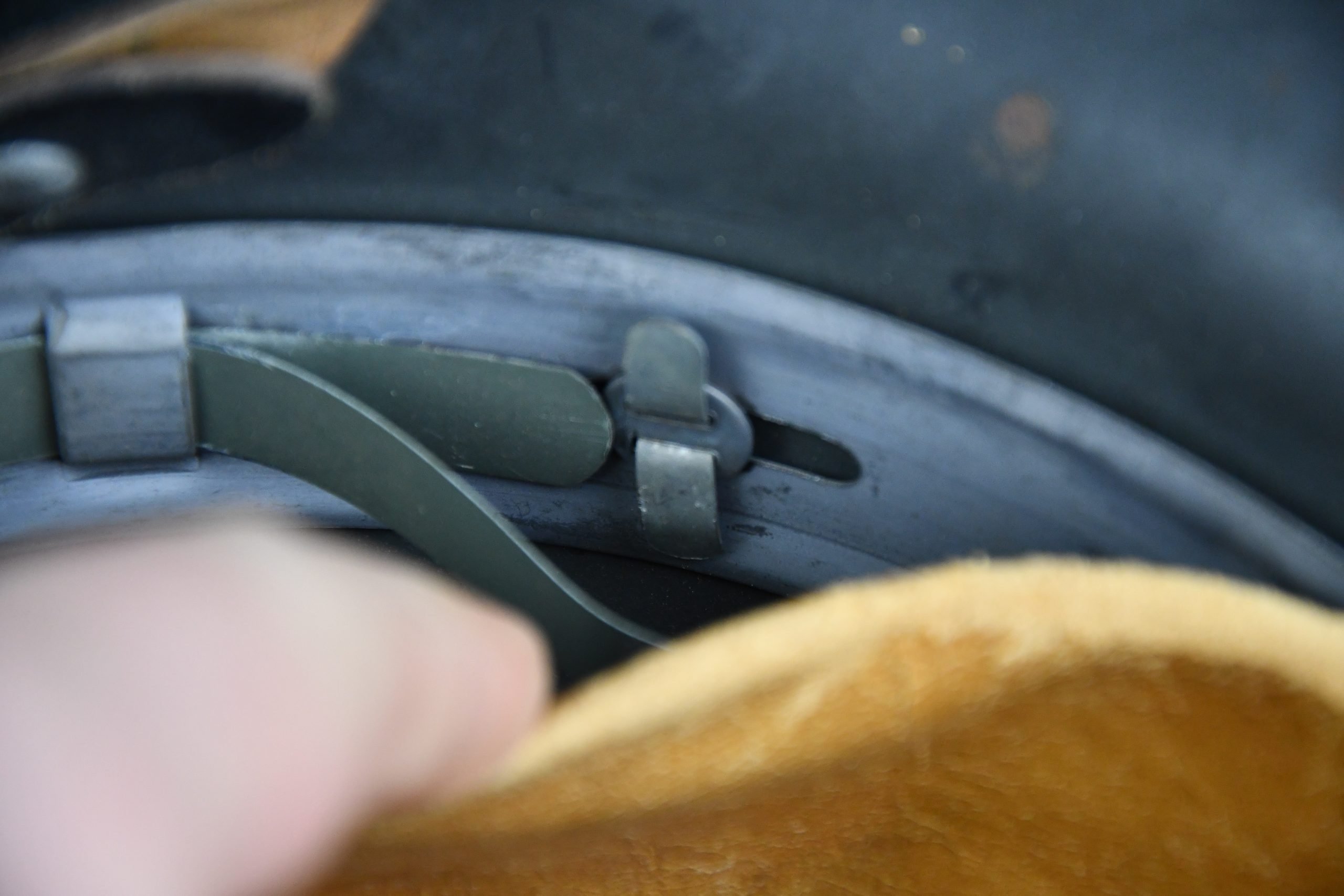 M42 army (Heer) single decal steel helmet NS68 — image 16