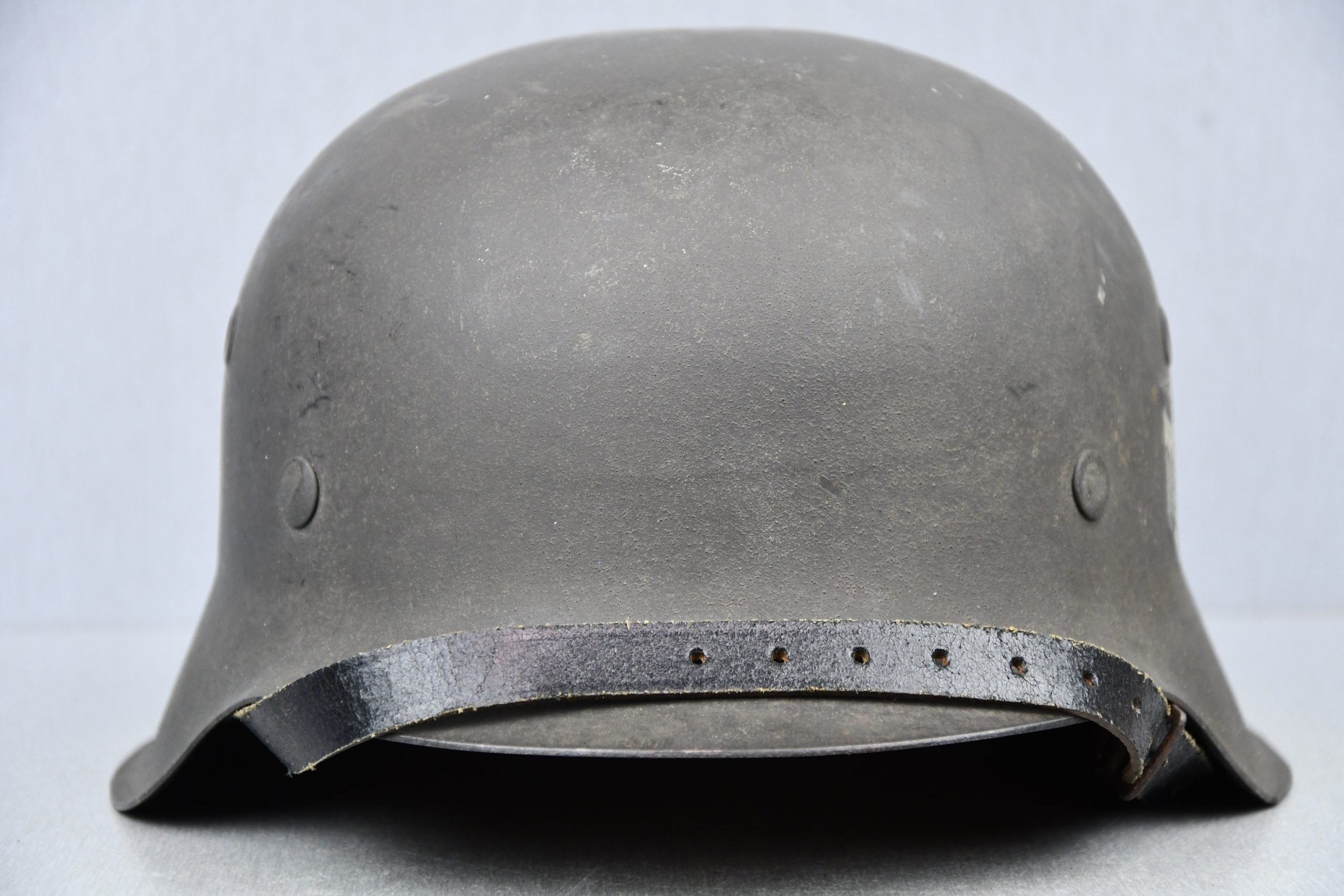 M42 army (Heer) single decal steel helmet NS68 — image 3