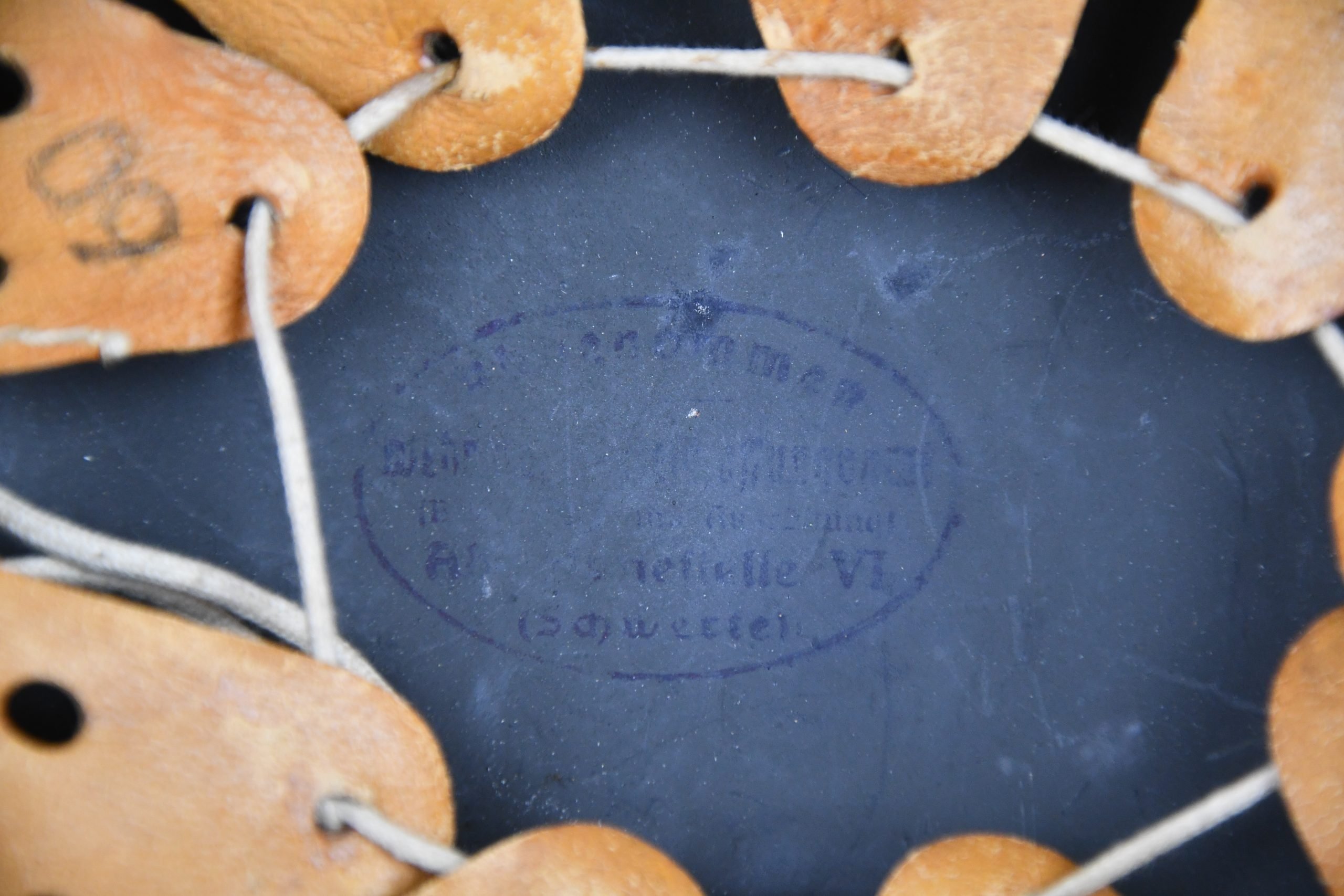 M42 army (Heer) single decal steel helmet NS68 — image 9