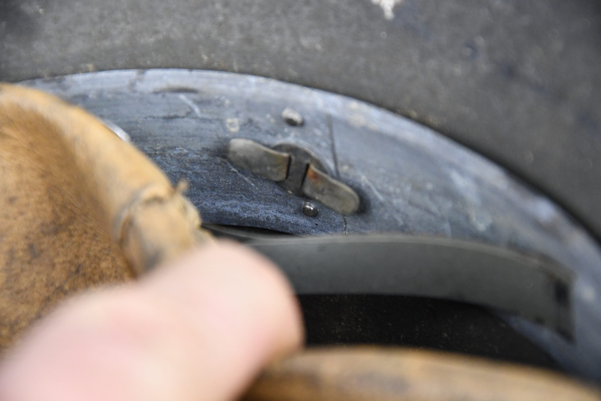 M35 army (Heer) reissued single decal steel helmet NS66 — image 15