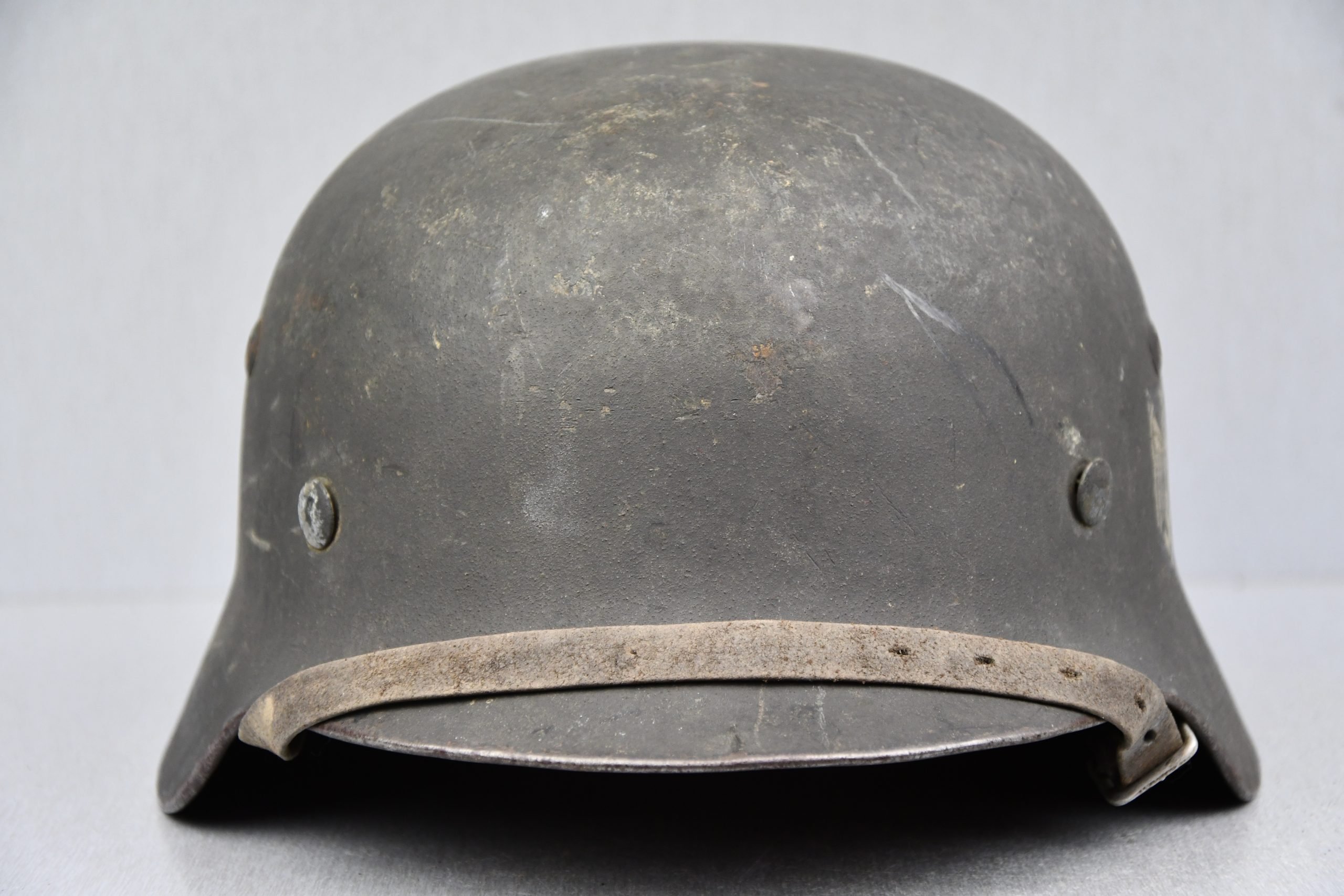 M35 army (Heer) reissued single decal steel helmet NS66 — image 3