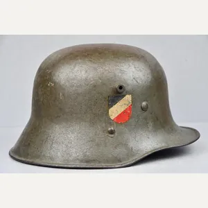 M17 army (Heer) double decal steel helmet named and unit …