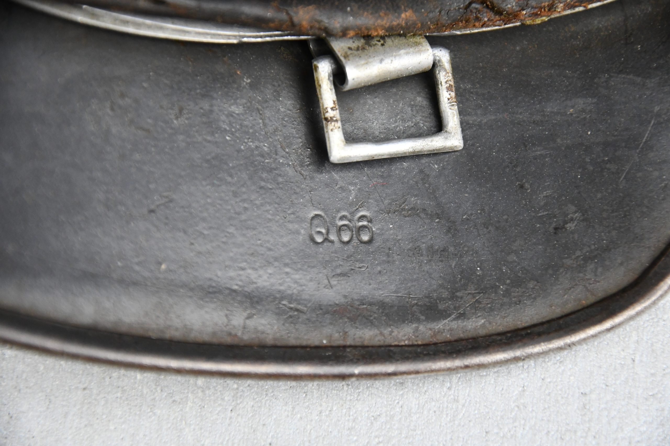 M35 Luftwaffedouble decal steel helmet Q66 1939 — image 13