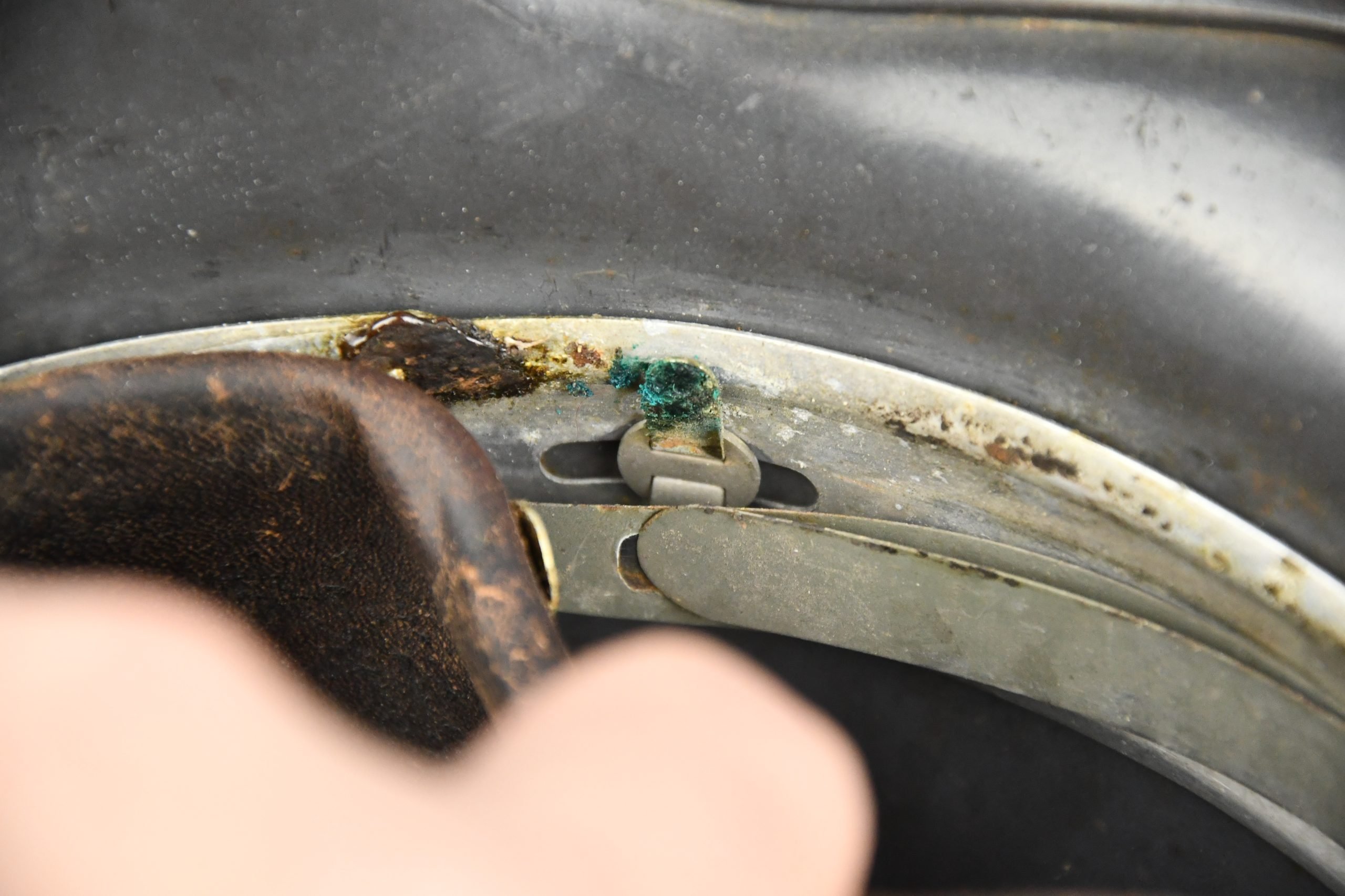 M35 Luftwaffedouble decal steel helmet Q66 1939 — image 15