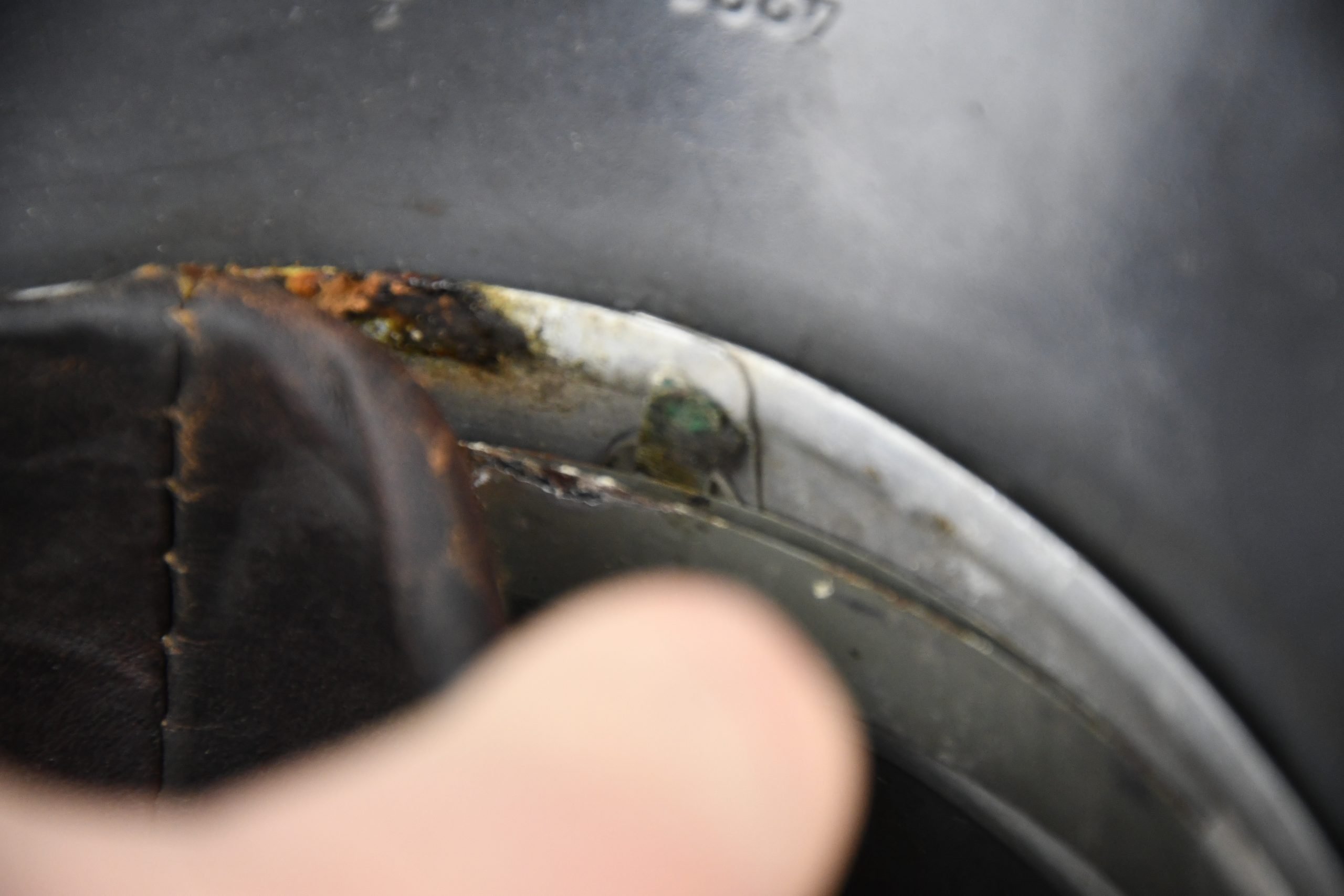 M35 Luftwaffedouble decal steel helmet Q66 1939 — image 17