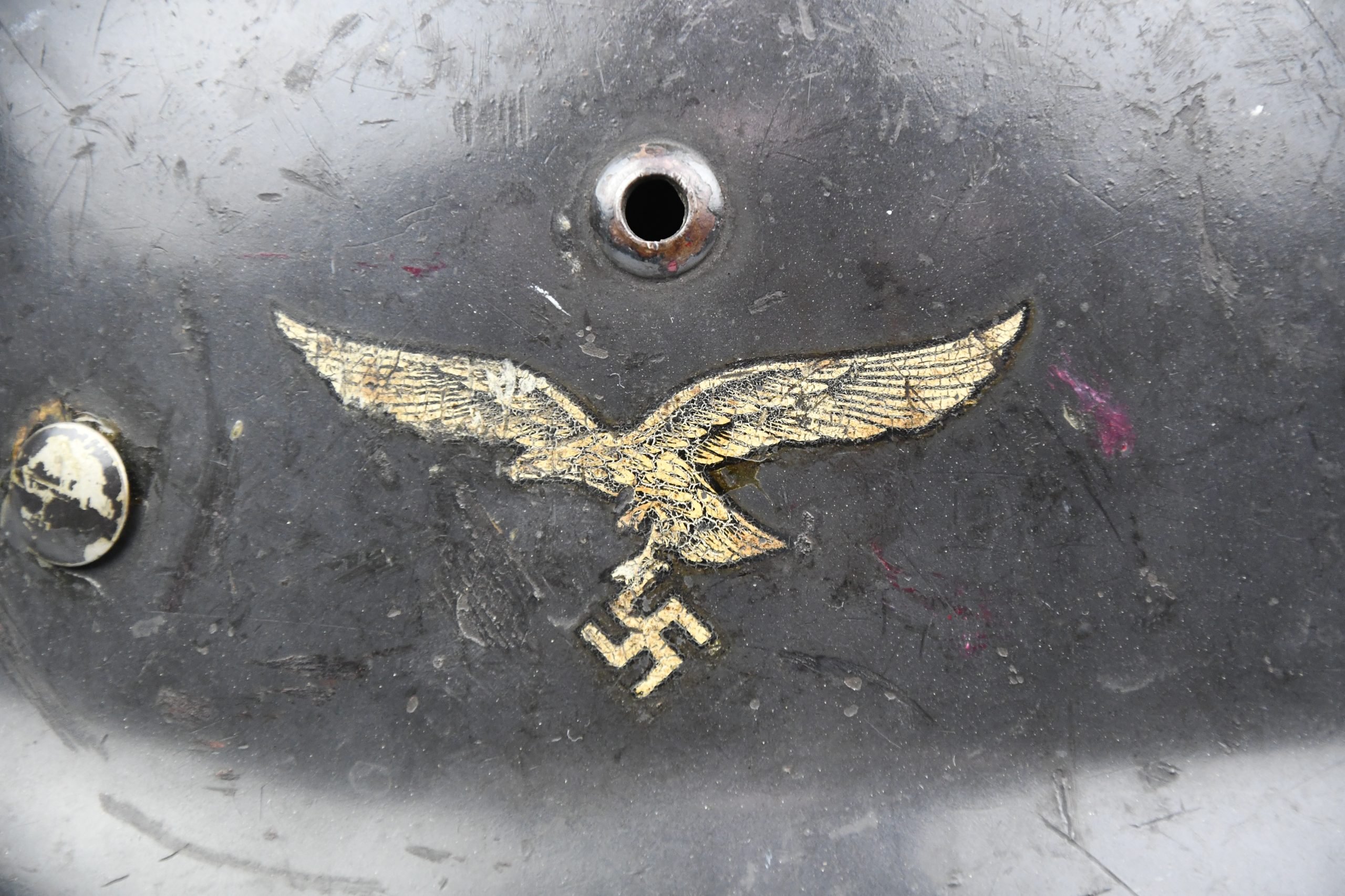 M35 Luftwaffedouble decal steel helmet Q66 1939 — image 2