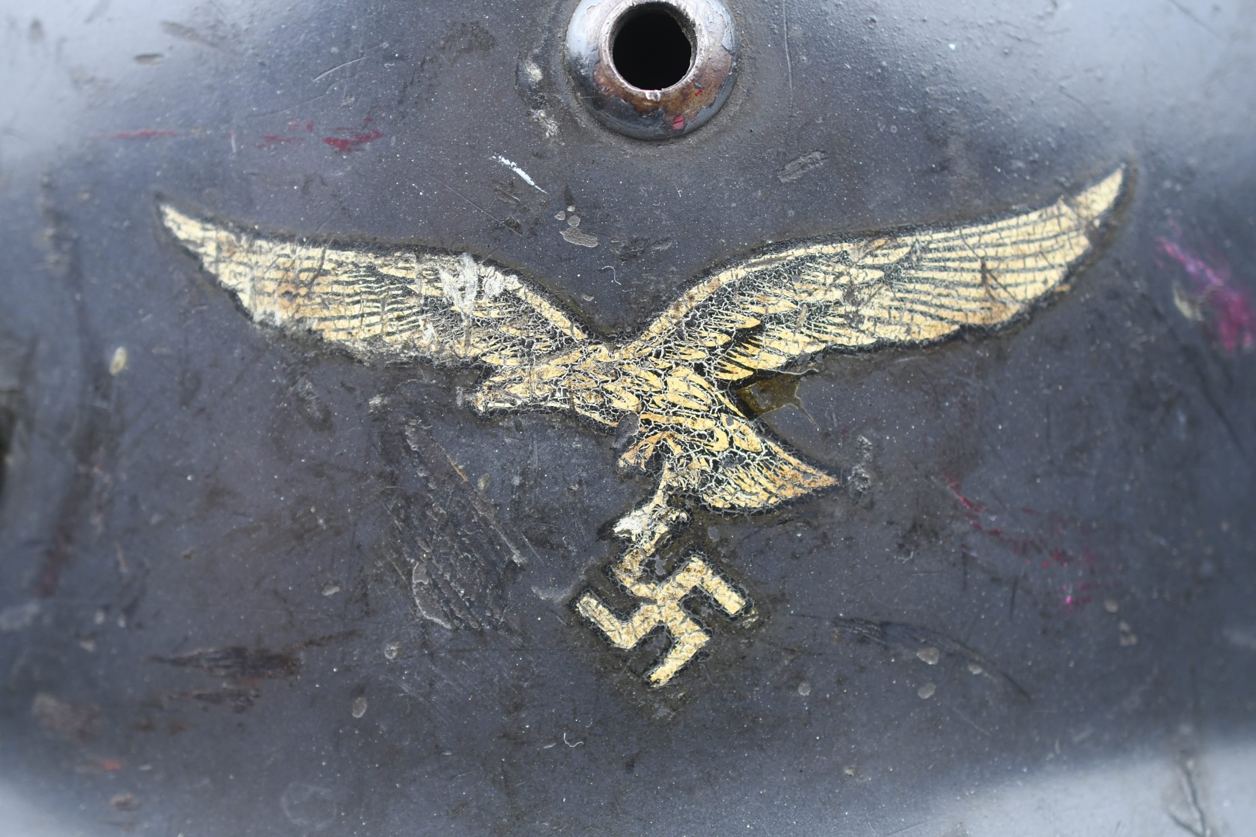 M35 Luftwaffedouble decal steel helmet Q66 1939 — image 8