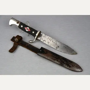 Hitlerjugend knife by RZM M7/101 Fritz Weber