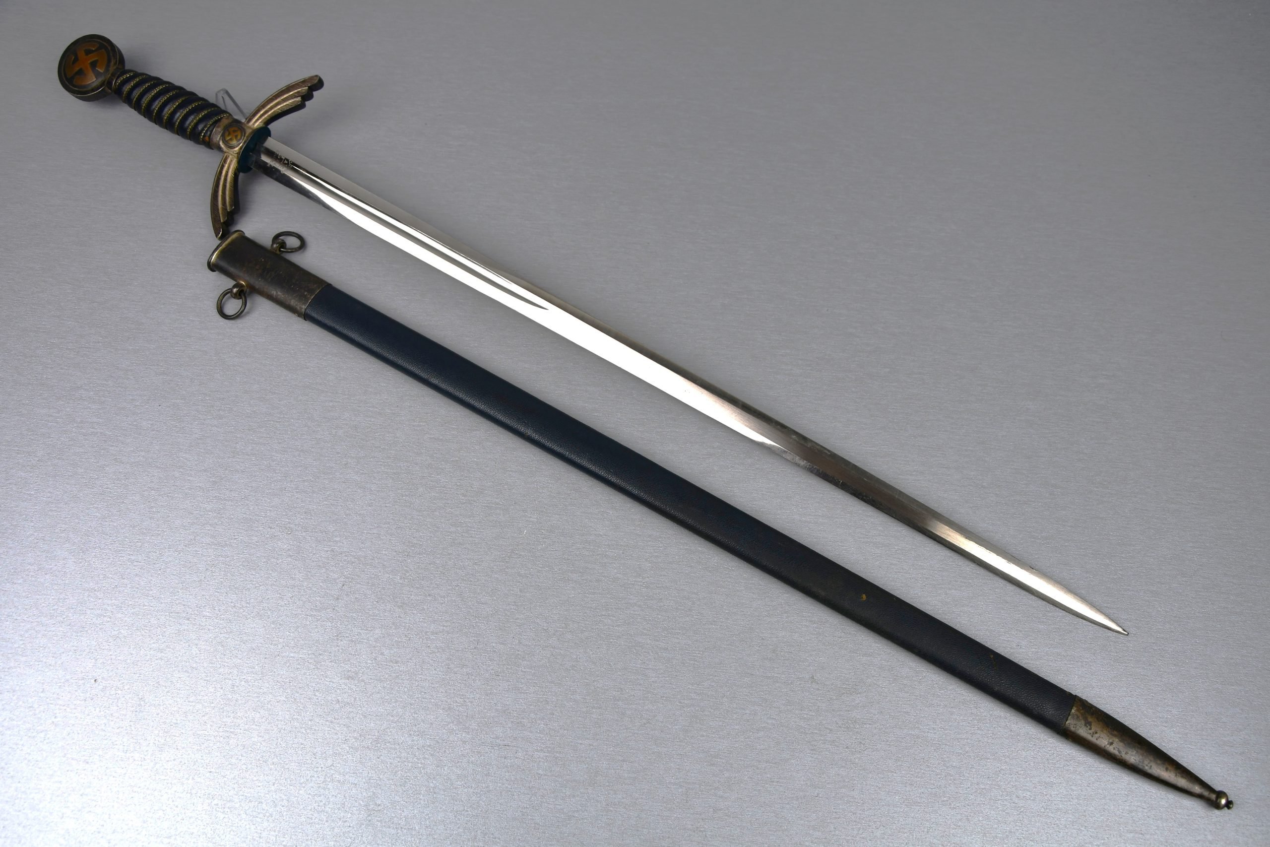 Luftwaffe officer's sword in nickel silver by Alcoso — image 11
