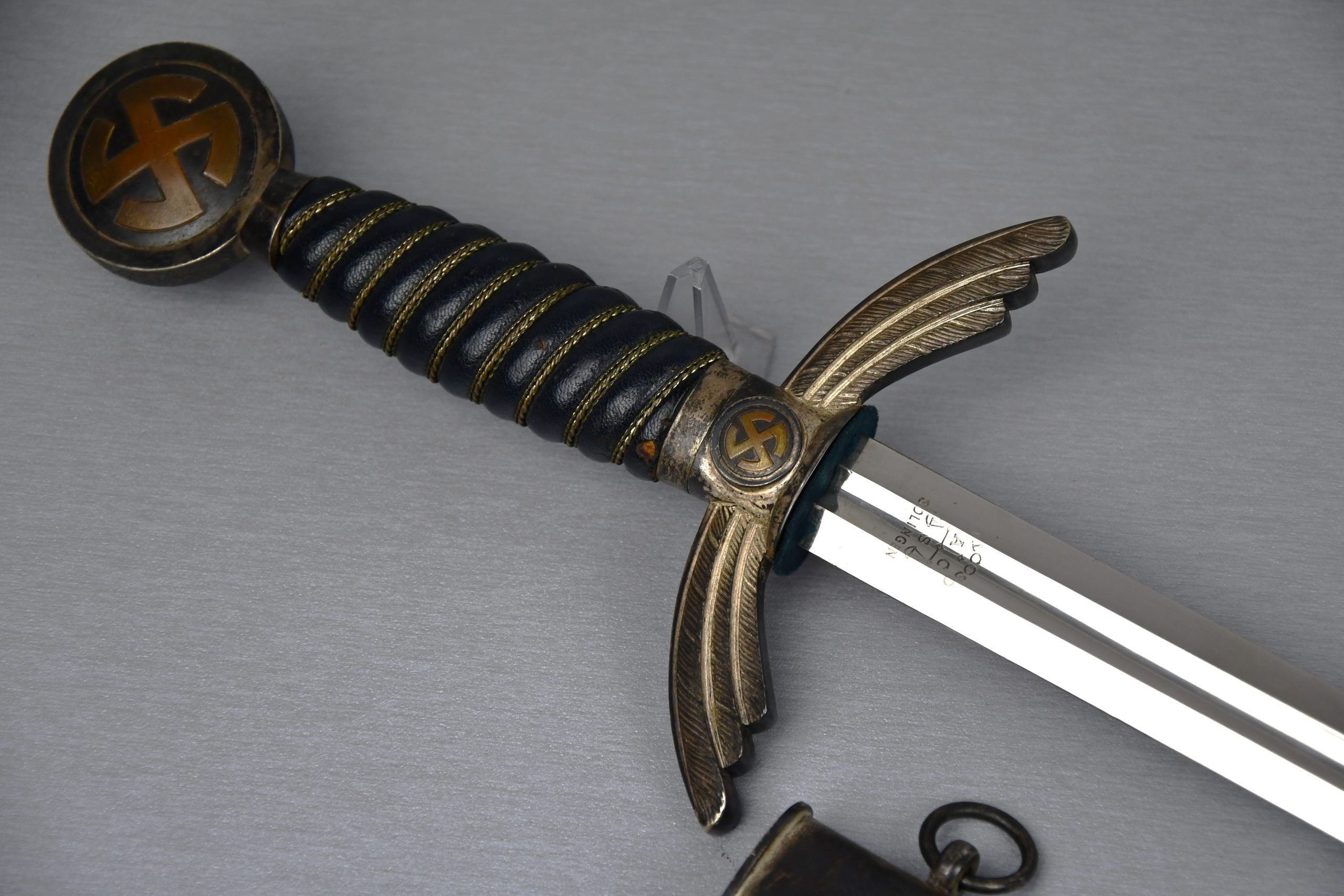 Luftwaffe officer's sword in nickel silver by Alcoso — image 12