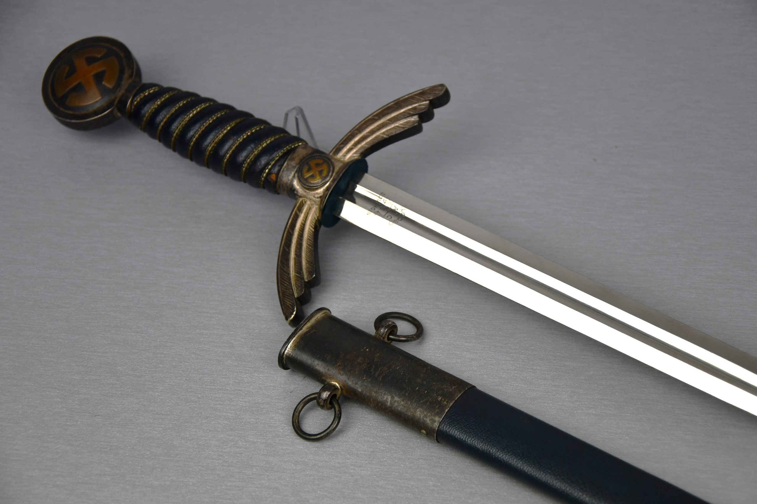 Luftwaffe officer's sword in nickel silver by Alcoso — image 15
