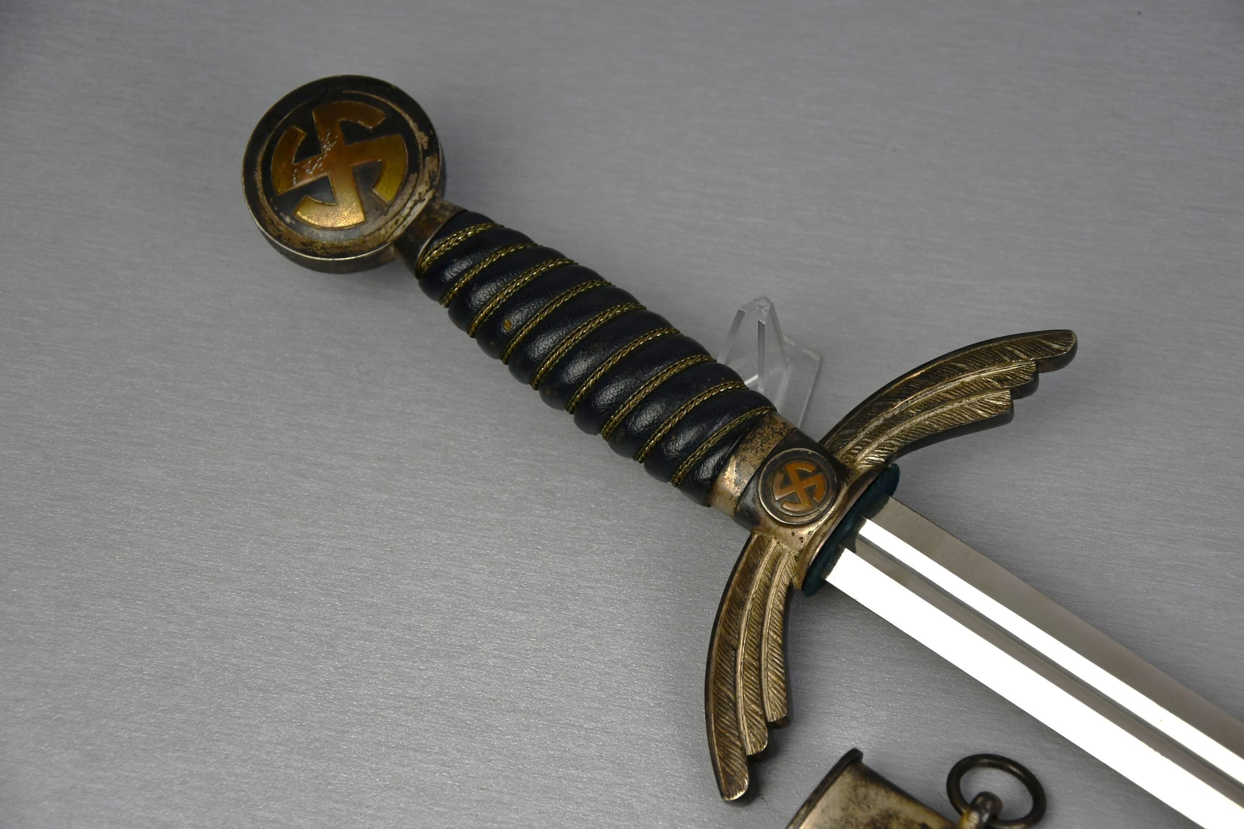 Luftwaffe officer's sword in nickel silver by Alcoso — image 2