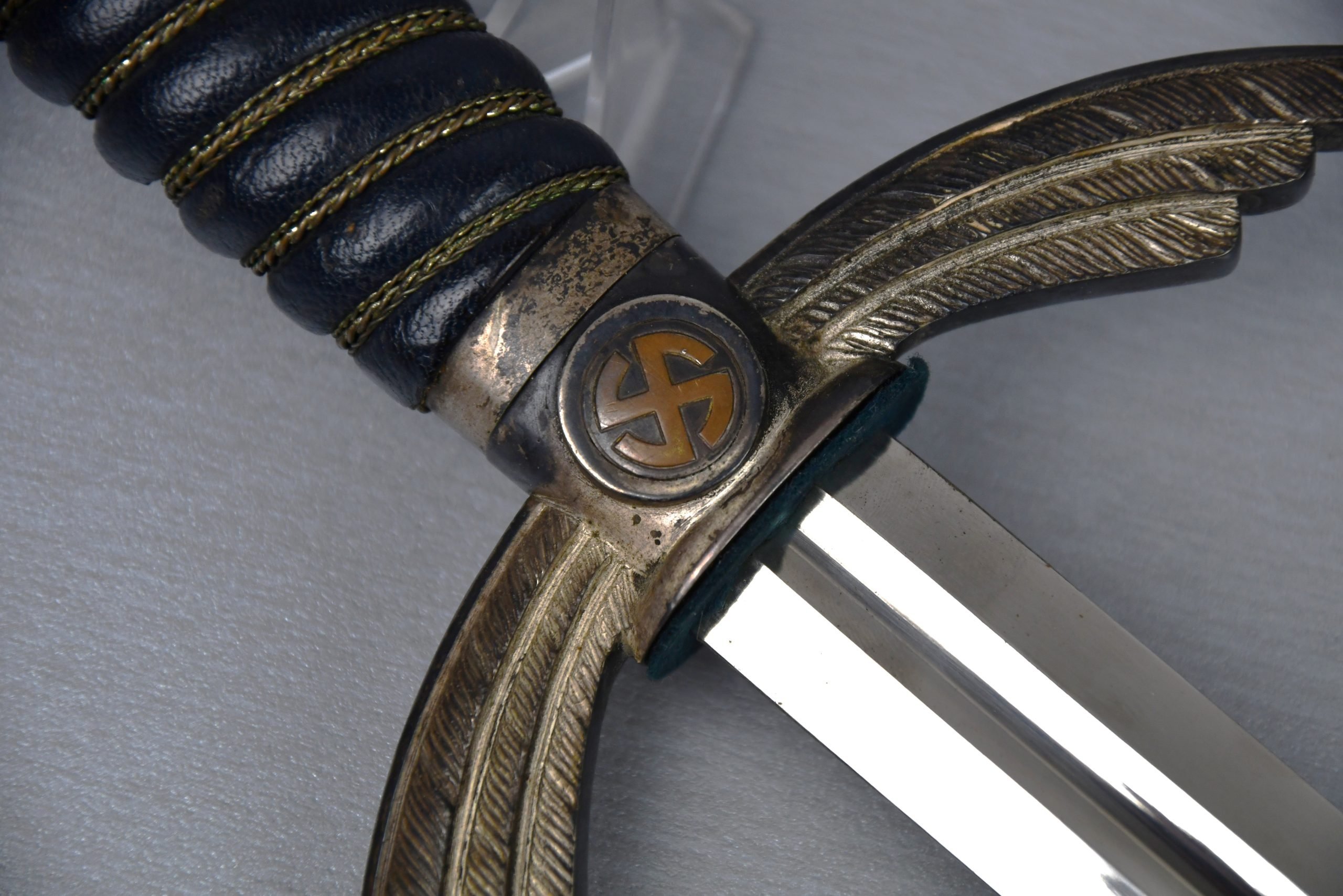 Luftwaffe officer's sword in nickel silver by Alcoso — image 5