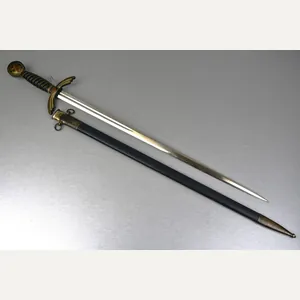 Luftwaffe officer's sword in nickel silver by Alcoso