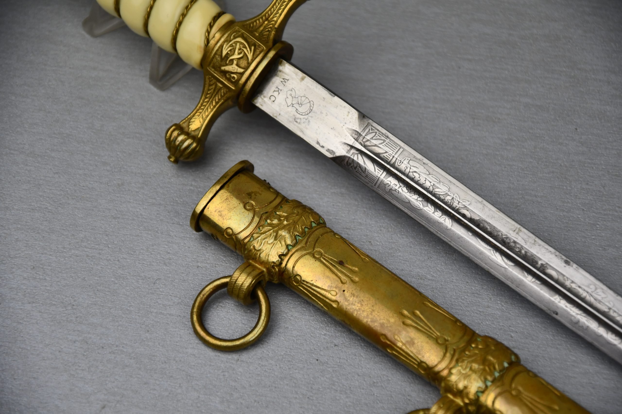 Kriegsmarine officer dagger 'Marine-Offiziersdolch' by W.K.C. — image 3