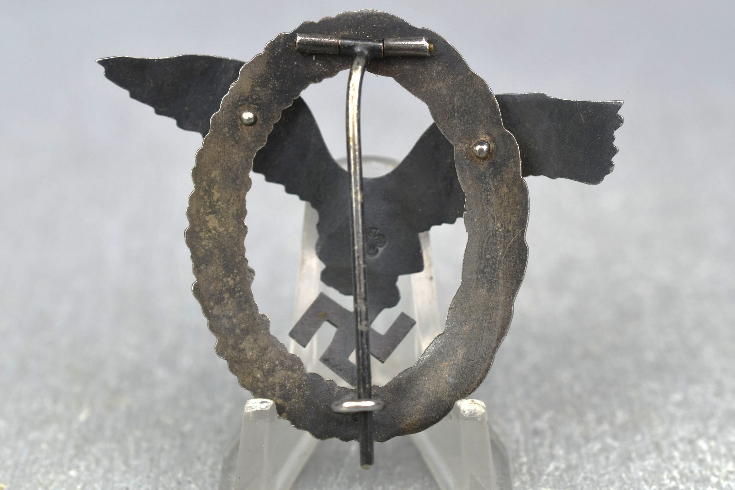 Silver Luftwaffe pilot badge by BSW — image 2