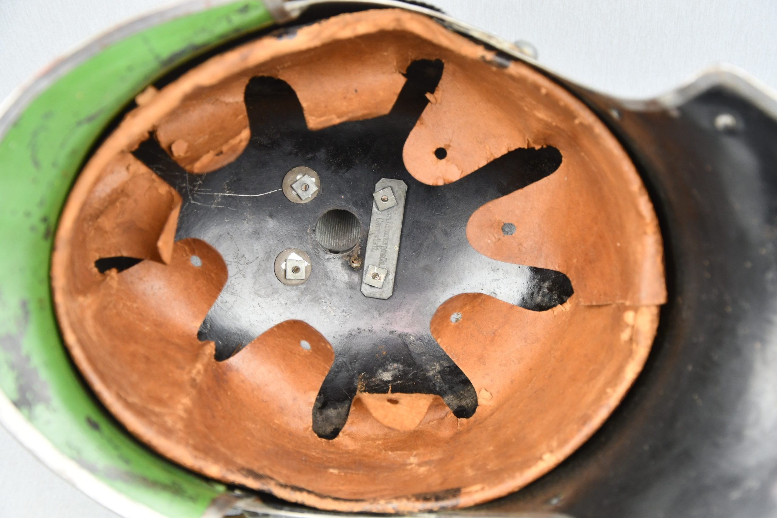 WW1 German Prussian 1915 'Jäger Zu Pferde' enlisted steel spike helmet — image 18