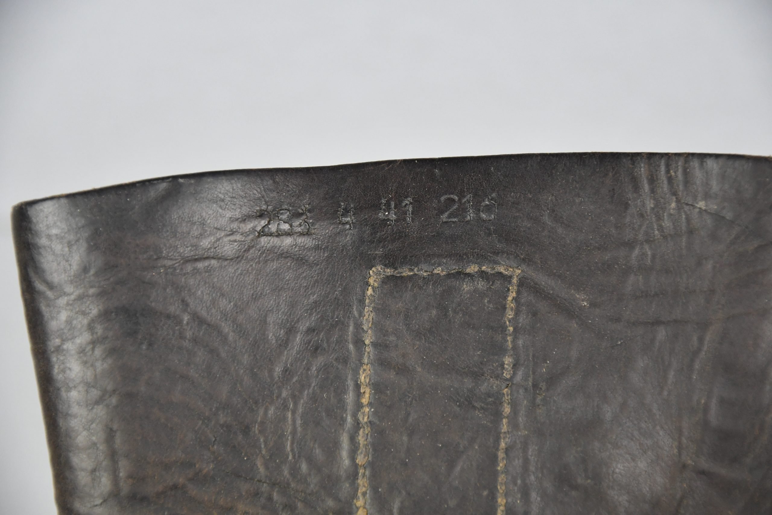 Wehrmacht / SS enlisted men low leather boots with hob nails — image 7