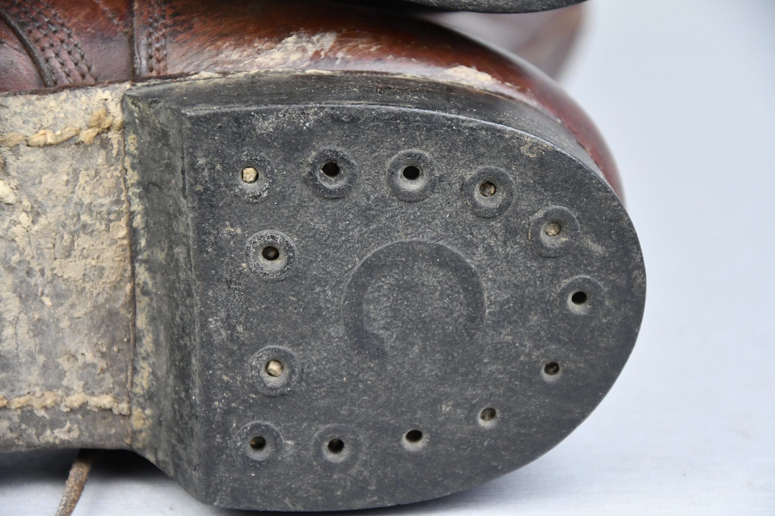 WW2 USA paratrooper jump boots by Corcoran with dog-tags — image 16