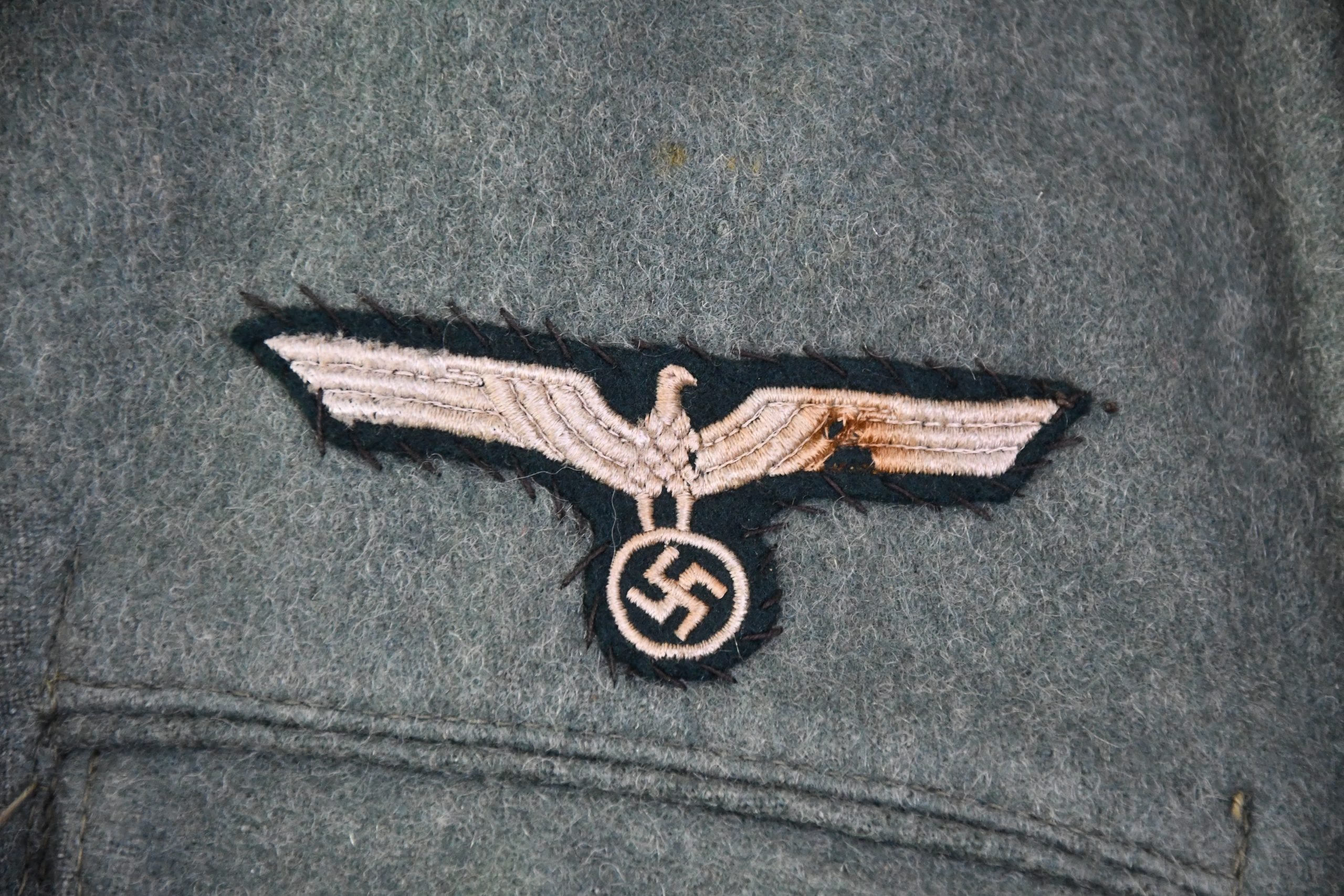 Army (Heer) enlisted men Feldbluse converted from Dutch army — image 3