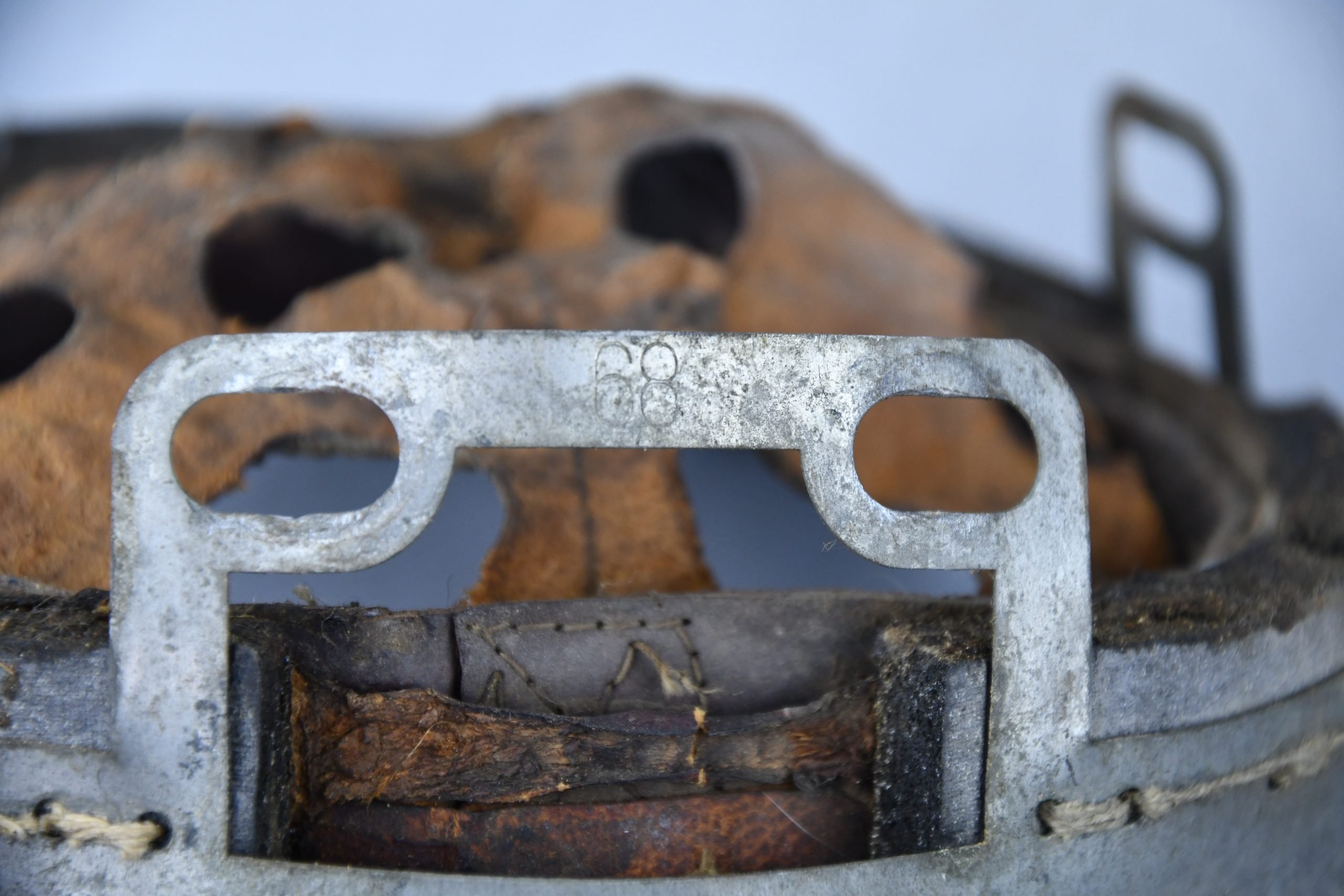 RARE M38 paratrooper 'Fallschirmjäger' helmet liner size 68 — image 11