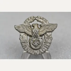 Polizei 'Landwacht' cap eagle badge
