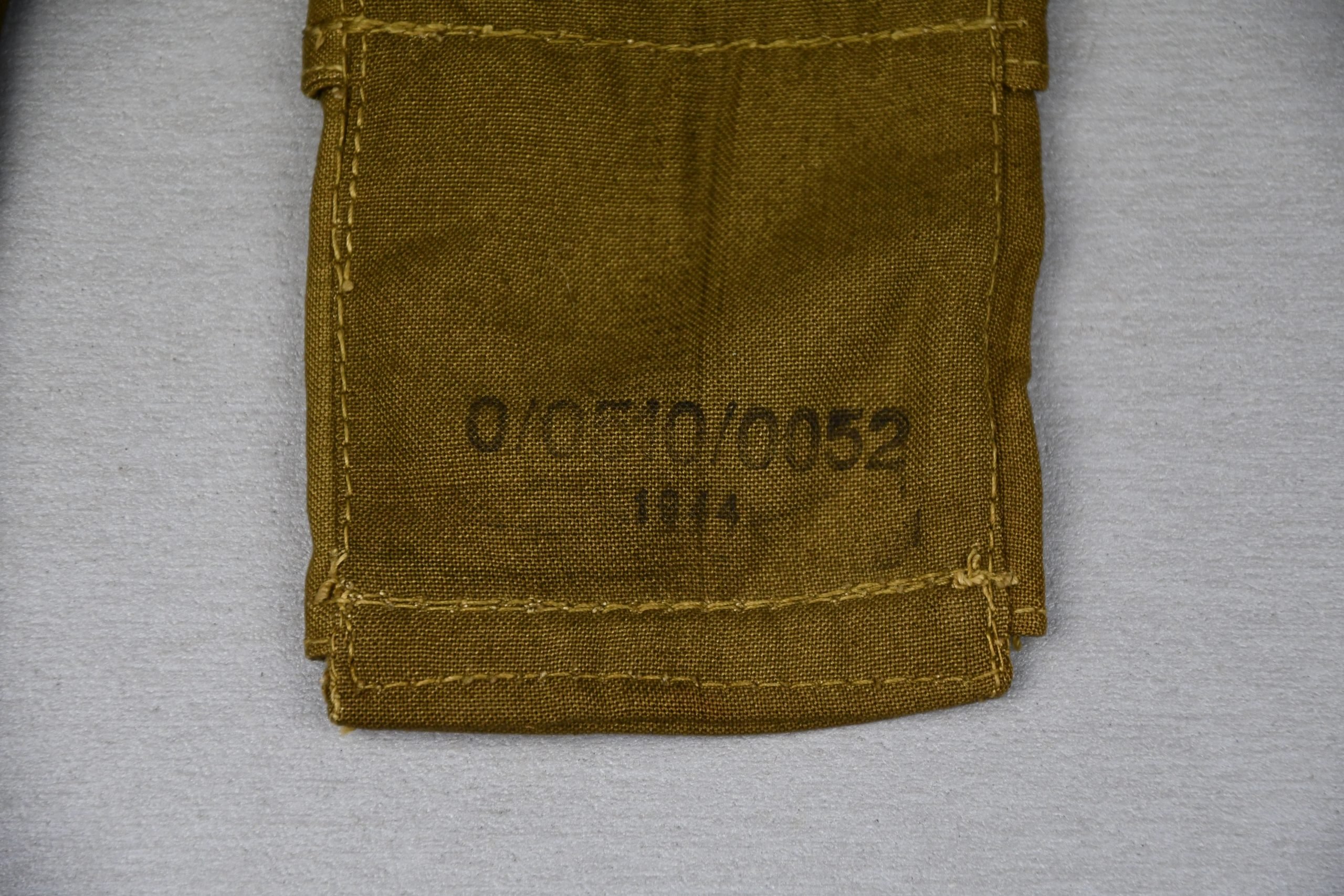Fallschirmjäger K98 ammunition bandoleer in tan color with RBNr. 1944 — image 5