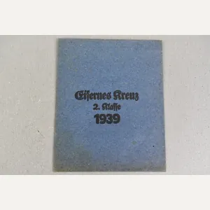 Iron cross 2nd class 1939 award envelope by Carl Forster …