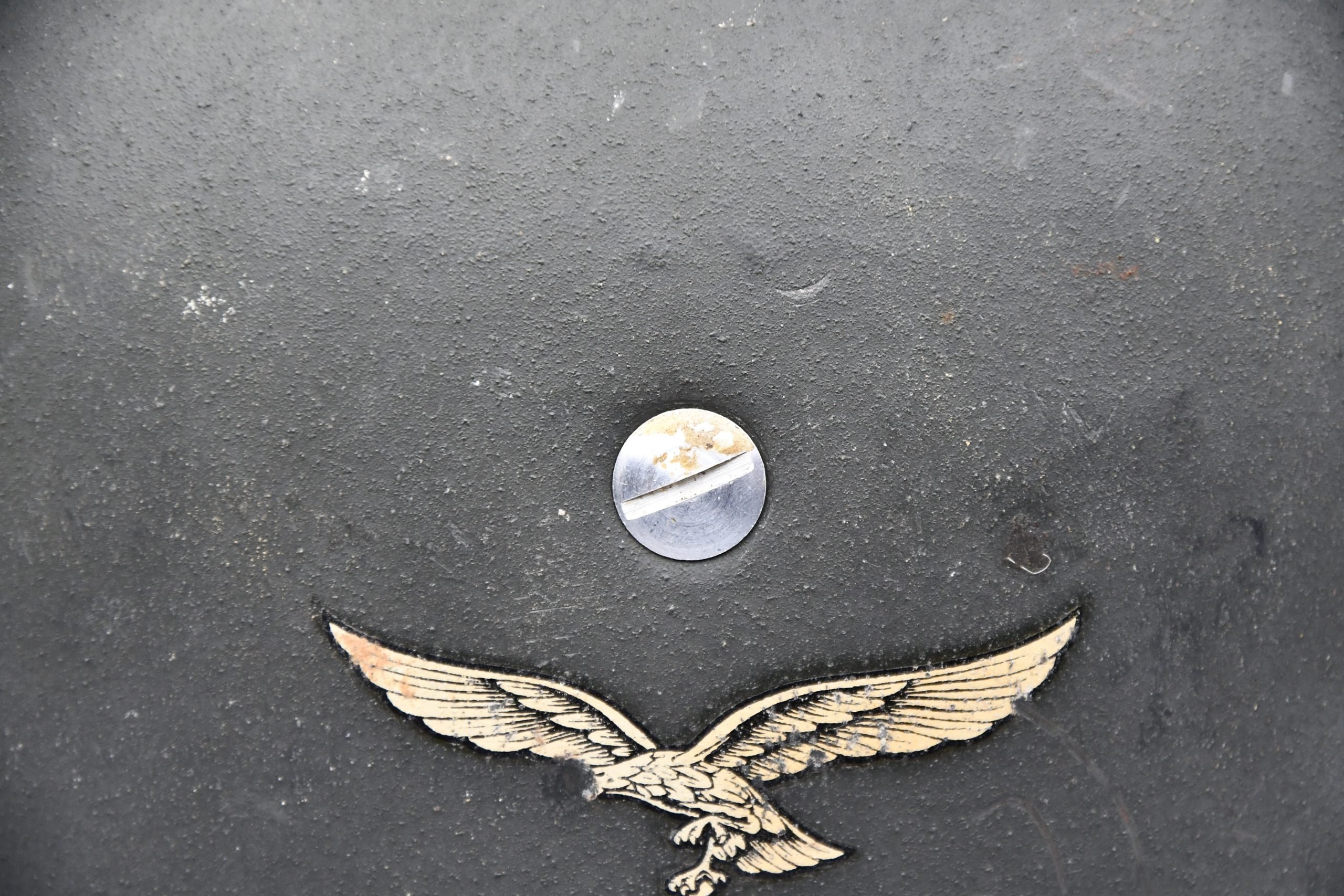 M38 Luftwaffe single decal paratrooper 'Fallschirmjäger' helmet ET66 — image 10